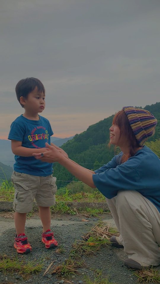 セミ姉ちゃんが来てくれた、龍之介が幸せそう @meenmeen_0