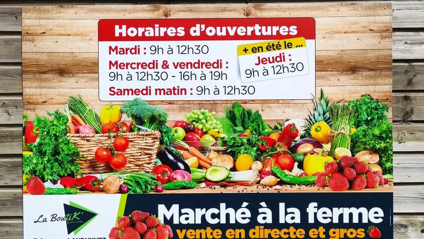 Cette semaine , passage en mode "été" dans votre vente directe ! Voici les nouveaux horaires :
🍓 mardi 9h/12h30
🍓mercredi 9h/12h30 et 16h/19h
🍓jeudi 9h/12h30
🍓vendredi 9h/12h30 et 16h/19h
🍓samedi 9h/12h30
Une météo parfois capricieuse pour nos légumes mais le beau temps arrive ! 🍀
Notre équipe s'affère à la préparation de bons nombres de fruits et légumes 💯
Au plaisir , l'équipe du JDS 😀