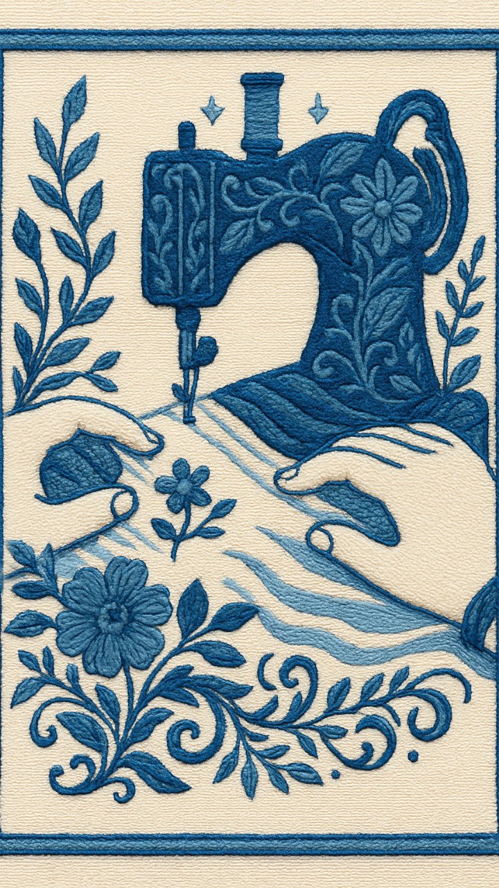 Behind the art of embroidery 🪡