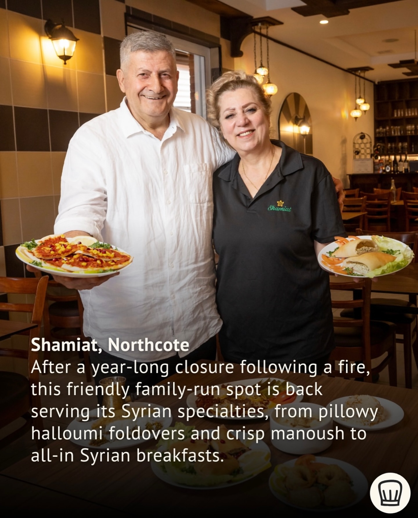 Nothing beats a home-cooked style meal 💚 We’re so thankful for the Good Food Guide’s recent feature!
Visit us today and try our delicious Syrian cuisine. Open Wed - Mon 8:00 AM - 10:00 PM at 60-64 Victoria Road, Northcote