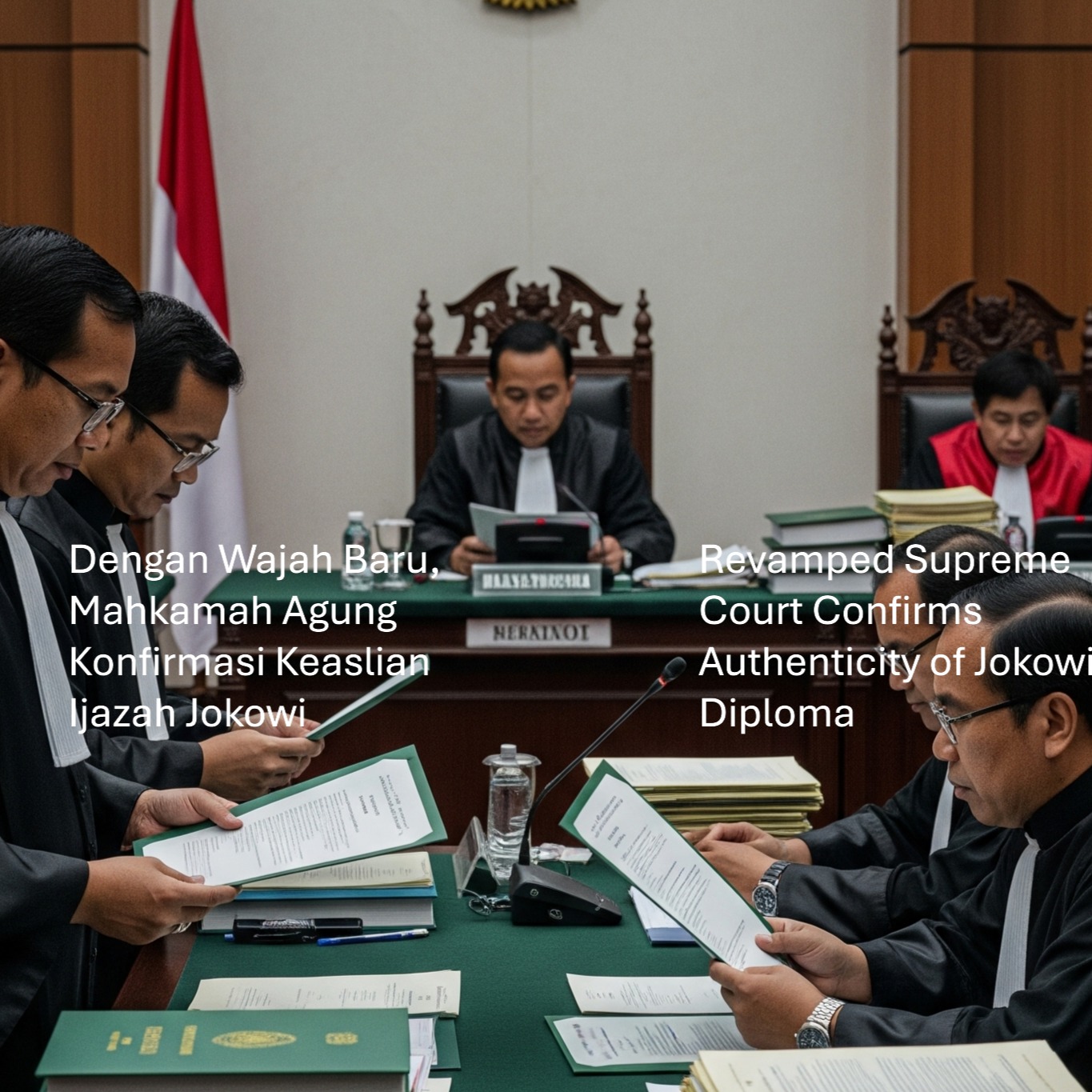 JAKARTA – The Supreme Court of Indonesia has verified the authenticity of former President Joko Widodo’s forestry diploma from Gadjah Mada University. Allegations of a forged degree, first raised in 2016, led to legal disputes and public scrutiny. In actual fact, the National Police’s has already forensically confirmed in May 2025 the authenticity but the Court felt compelled to review in order to settle the manner.
The court’s analysis confirmed the diploma’s paper, ink, and signatures match university records. Jokowi expressed relief, stating the ruling upholds his integrity. The decision is expected to resolve ongoing civil lawsuits.
In related news, Gibran Rakabuming Raka, Jokowi’s son and Vice President of Indonesia, was appointed a Supreme Court judge hours earlier, following a sudden change in the court’s eligibility requirements. Gibran replaces Jokowi's brother in law, Anwar Usman who was a former Supreme Court judge.