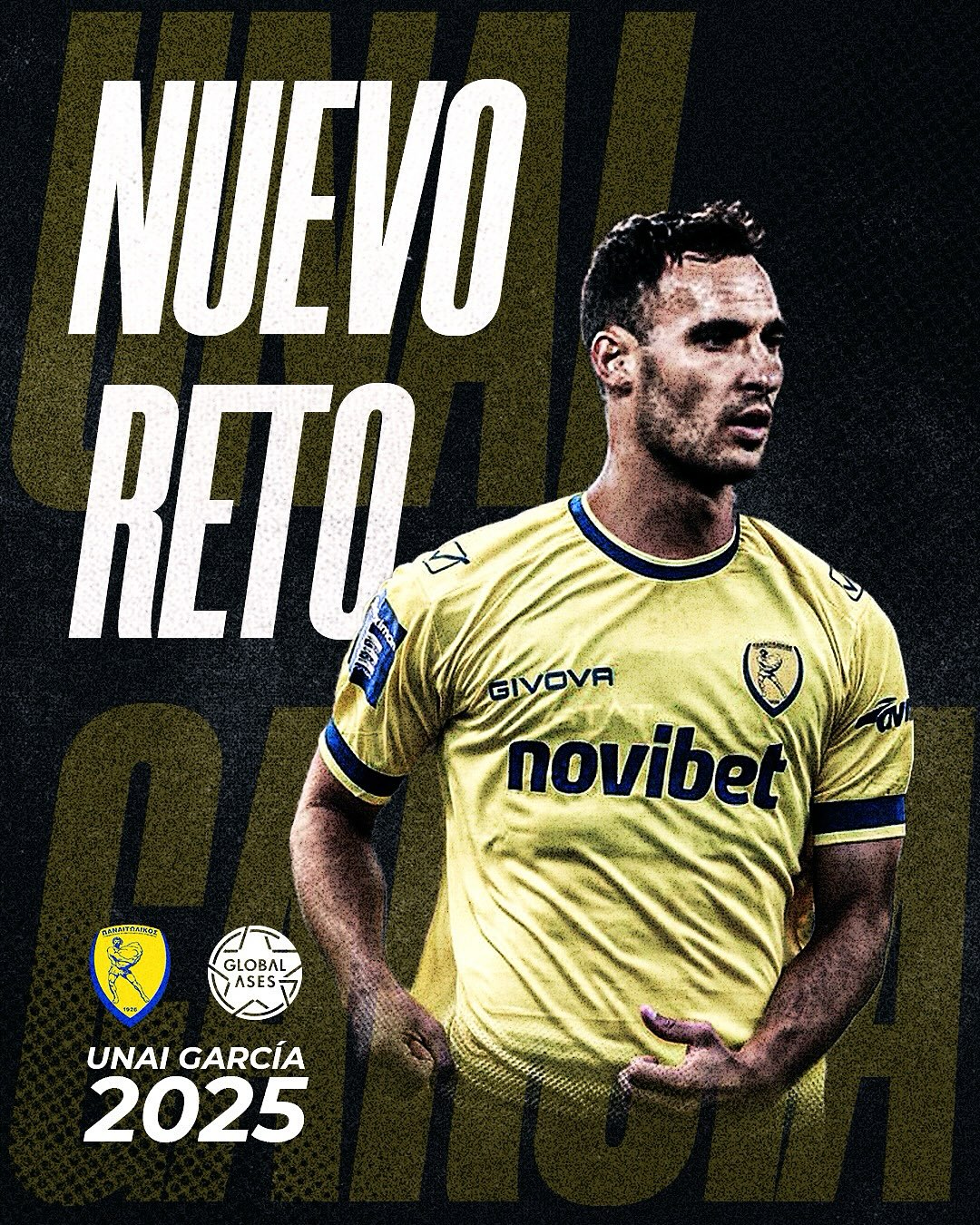 #EquipoGlobalAses
⚽ Nuevo país, nuevo escudo… ¡nuevo reto!
Un paso más en una trayectoria sólida y ejemplar,a disfrutar del fútbol y seguir aportando experiencia y jerarquía.
Desde Global Ases, todo el orgullo y el apoyo en esta nueva etapa.
¡A darlo todo, Unai!