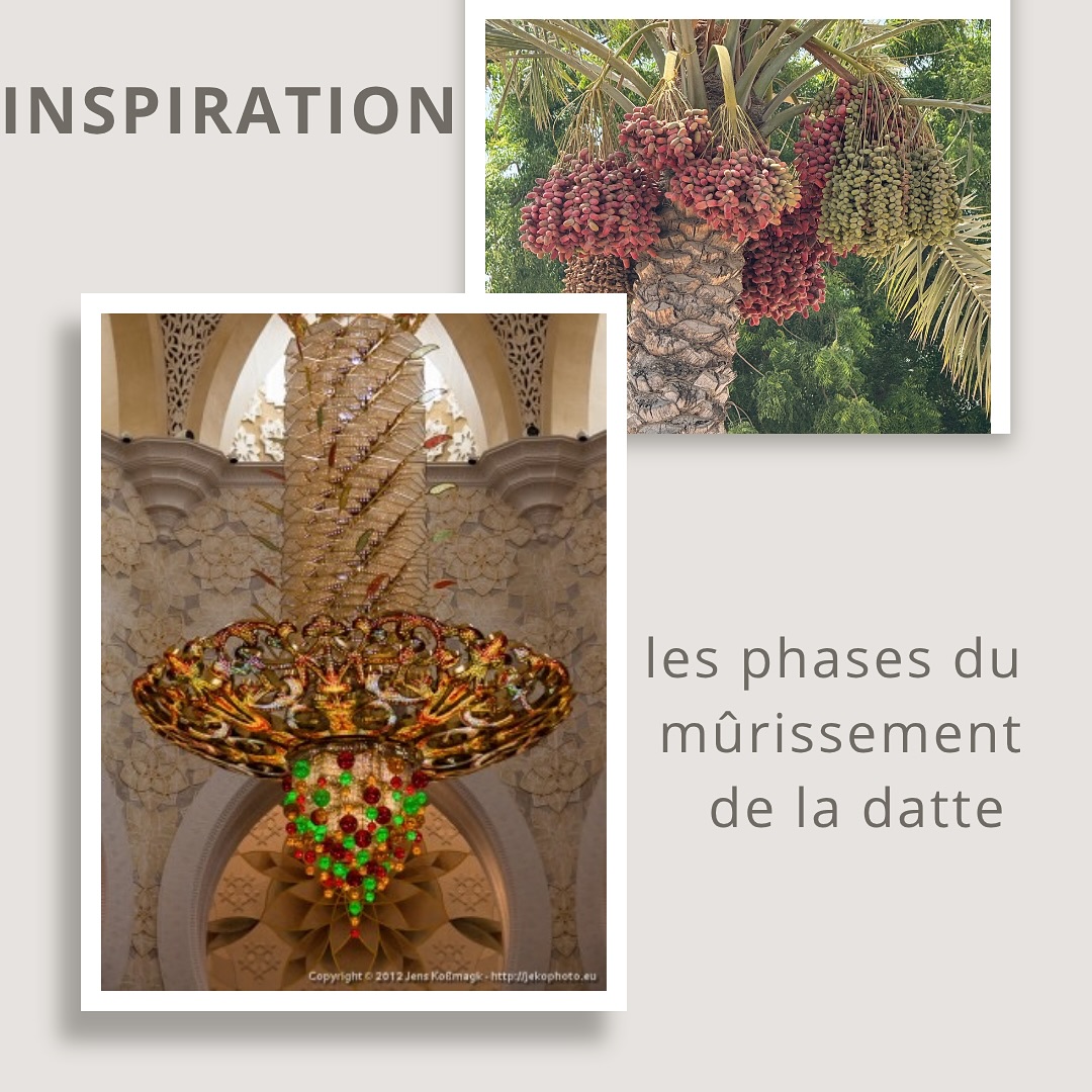 Câest la saison !!! Des DATTES ! Câest magnifique de voir tous les palmiers gorgĂ©s de grappes de dattes Ă diffĂ©rents stades de mĂ»rissement (vert, jaune, bordeaux). La rĂ©colte se fait fin juillet/ courant aoĂ»t.
Les 3 lustres principaux de la Sheikh Zayed Grand Mosque @szgmc_ae en Cristal de Swarovski représentent ce symbole de prospérité. #keepdiscovering #travelwithaguide #guidedtours #myuae #culturaltours #lettheuaesurpriseyou