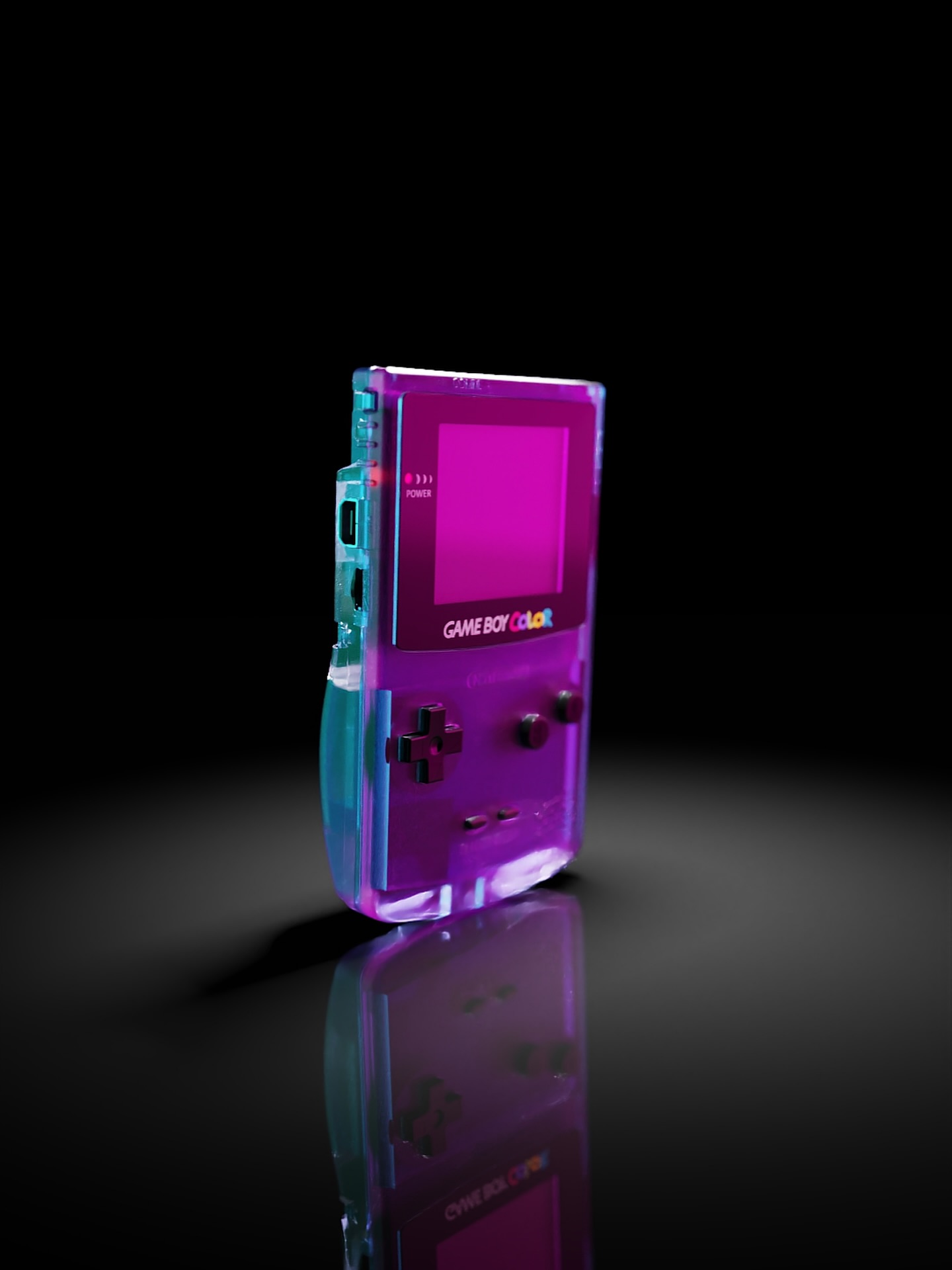 Último ejercicio de tender de gameboy, ahora probando luces de colores 💜