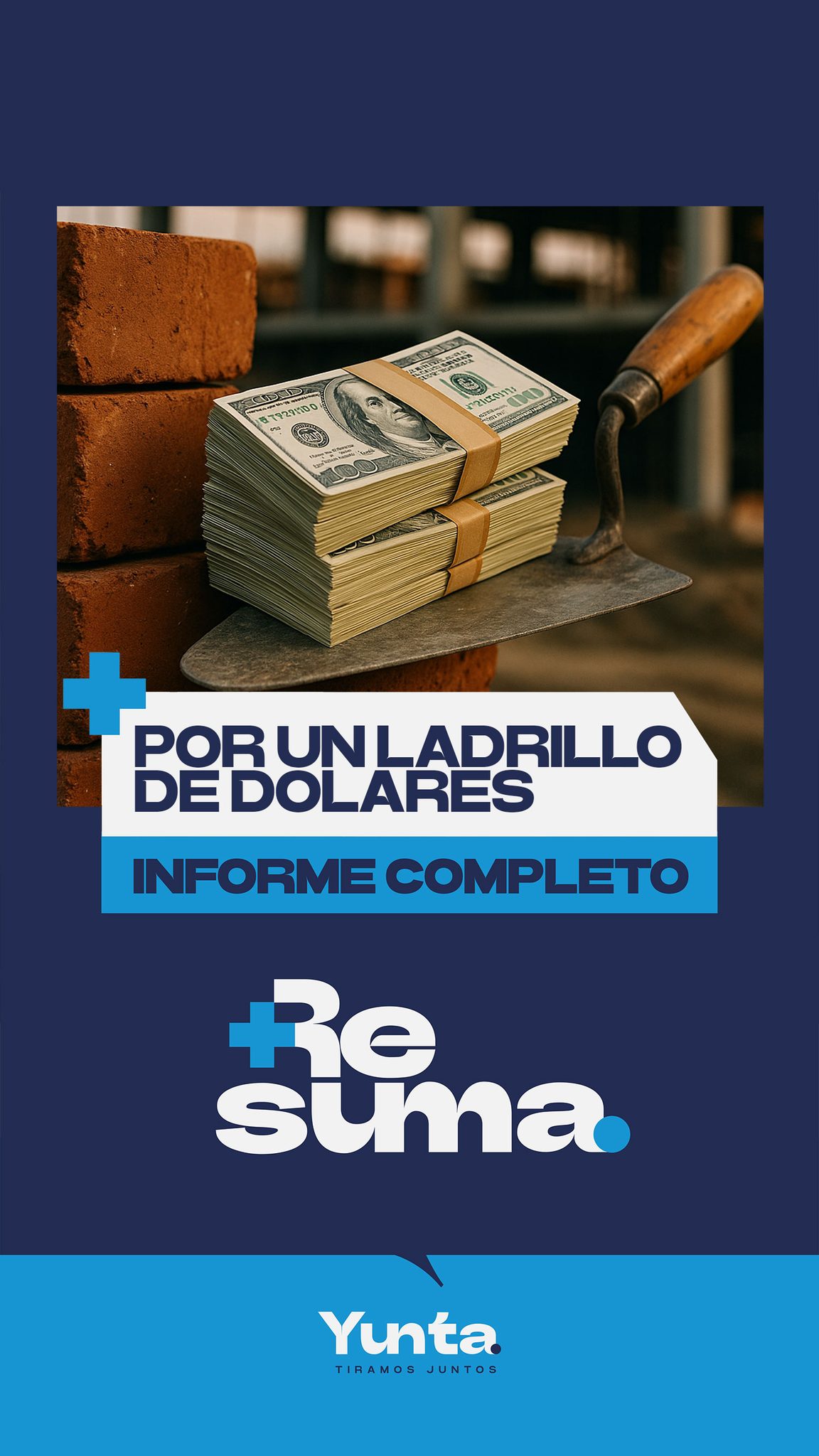 ¿Cuántos ladrillos hacen falta para construir una estafa?
Millones desviados, cooperativas truchas y un fondo de vivienda que terminó en los bolsillos equivocados.
La mirada de Diego Ríos, en un nuevo ReSuma.
📺 Miralo completo en nuestro canal de YouTube. Link en bio.
#Yunta #ReSuma