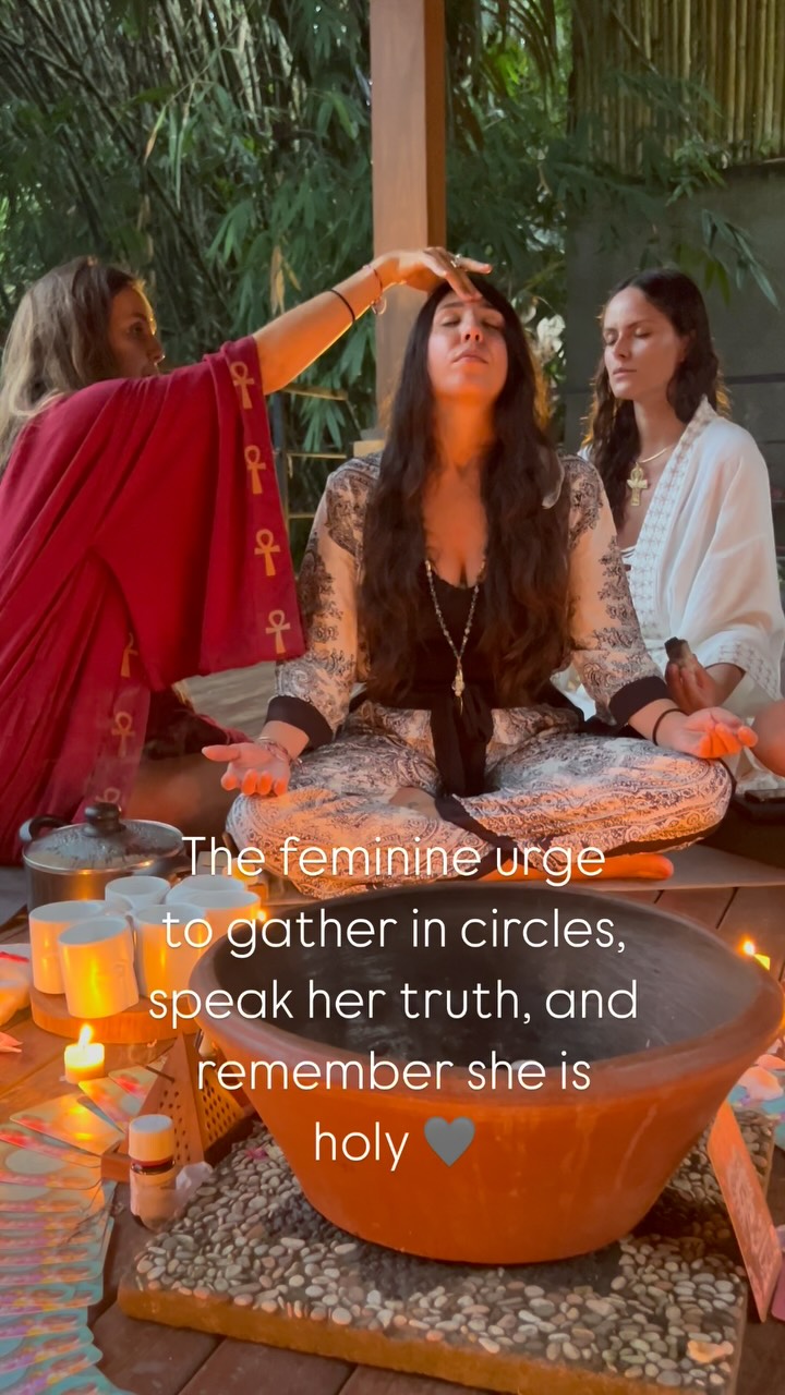 This is what we create at SheWolf Retreats 💞 sacred spaces where women come home to themselves, held in sisterhood, witnessed in truth, softened back into wholeness.
Here, we remember the ancient ways: gathering in circle, sharing stories, and receiving sacred initiations like the Blue Lotus, an awakening for the heart, the womb, and the soul.
A return.
A remembering.
A revolution of softness, power, and sacred connection.
May every woman find a circle that makes her bones sigh in relief.
You belong here 🐺
#shewolfretreat #bluelotusinitiation #sacredfeminine #womenwhoheal #sisterhood #sacred