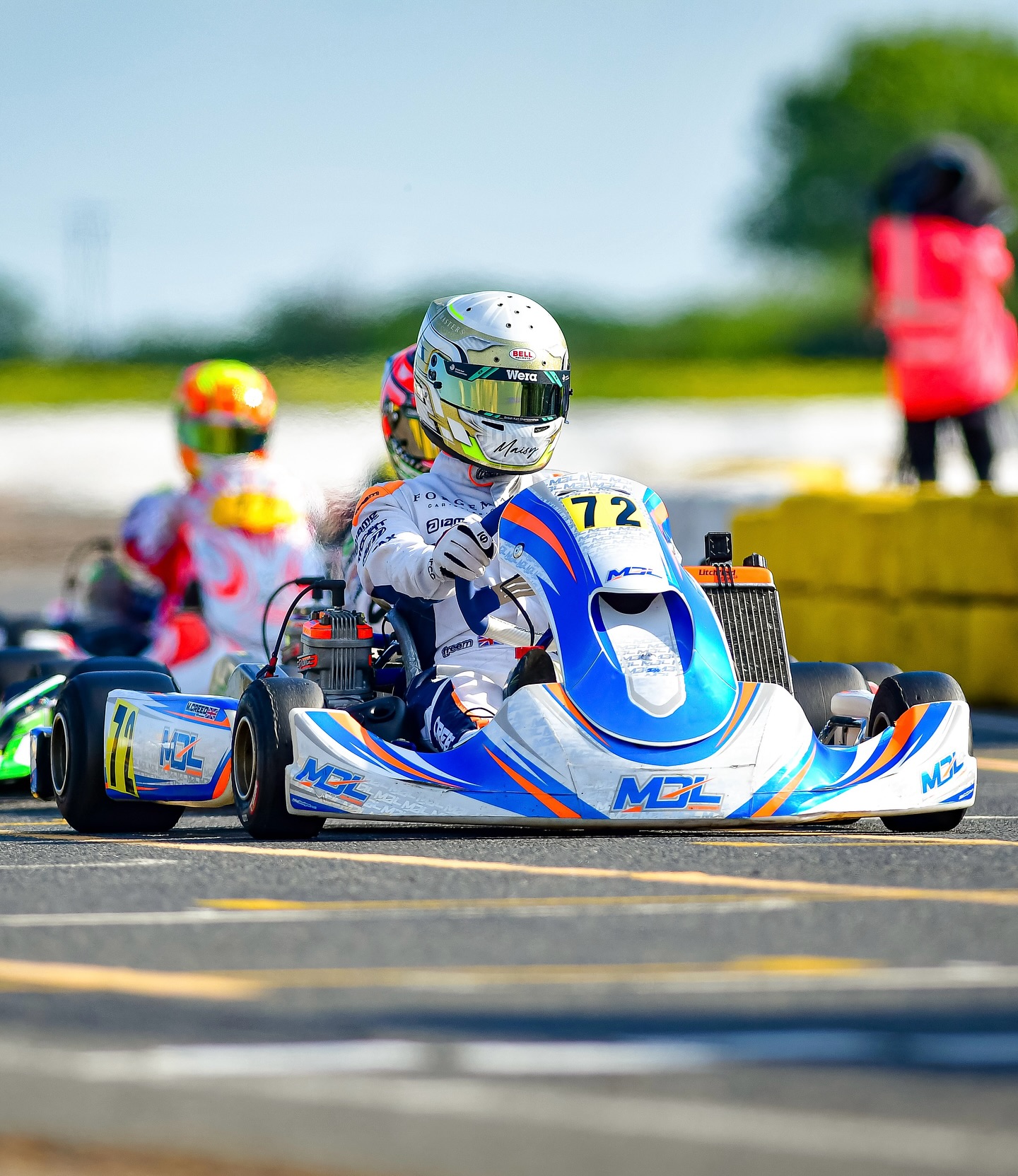 Kimbolton HKRC 🏆 Rd 5, 10th & 11th May 2025, X30 Junior.
Beautiful ☀️ Weekend.
Small but Quality Grid of 23
Sat Practice
Really struggled to find the pace.
Sunday Grid of 23
Quali P15
Absolutely terrible 100% not me, the set up was just not working at all.
Heat 1 P15 ⛔️ DNF
Ignition failure
Heat 2 P23 ⬆️ P12
Changed our axle and a few other things for heat 2 and it seemed to do the trick, good race and pace was looking better as well, hopefully this or similar set up will work for British 😊
Final P16 ⬆️ P8
Thankfully the set up changes meant the weekend was not a total disaster. If we’d have tried the changes on Sat who knows what I could have achieved.
The big takeaway is we’ve learned something fundamental about setting up an OTK chassis for Kimbolton and hopefully we can build on this especially for British.
As always big thanks to Mark Litchfield and @mdlmotorsport.co.uk really great to spend time with all my team mates @jacobbachkerracing and @tristan_powell_racing
Next stop Whilton Mill 👍
See you soon 🤩