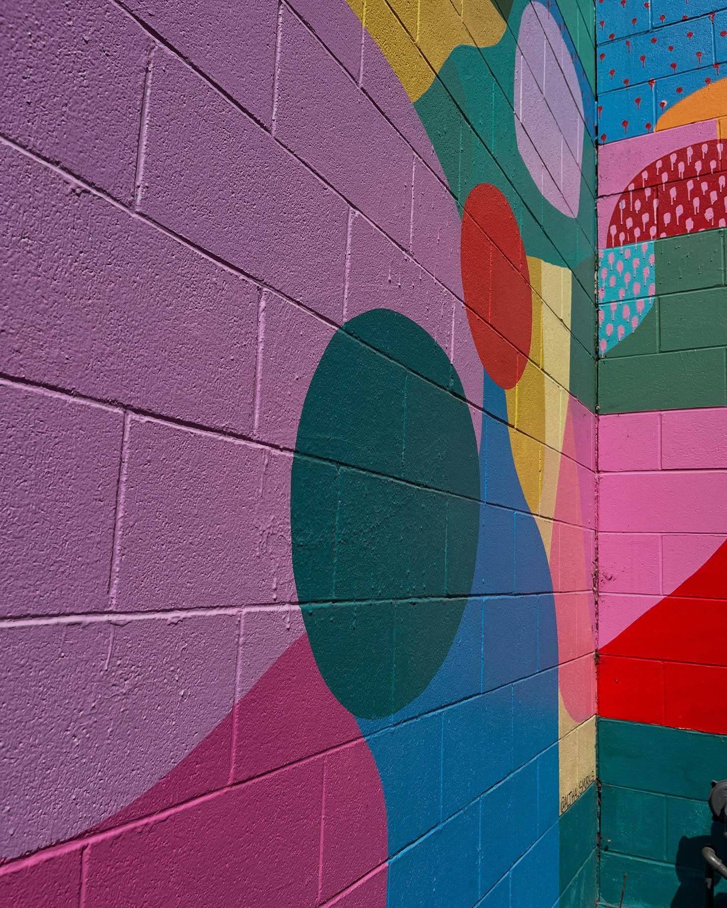 Art. Love art in random places. Thank you to the artists, you make the world feel more hopeful and joyful in this concrete world.