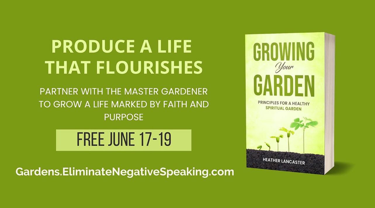Today’s the day! Growing Your Garden is available now. Grab your FREE Kindle copy today!