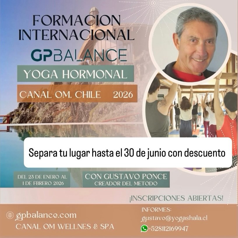 Hasta el 30 de junio con descuento 🤑 para celebrar el retiro de un maestro!
✨Formación Internacional de @gpbalance ✨
📅 23 enero - 1 de enero 2026
🌊 Retiro de 10 días en @canal_om
Más información en CanalOm.cl o por DM