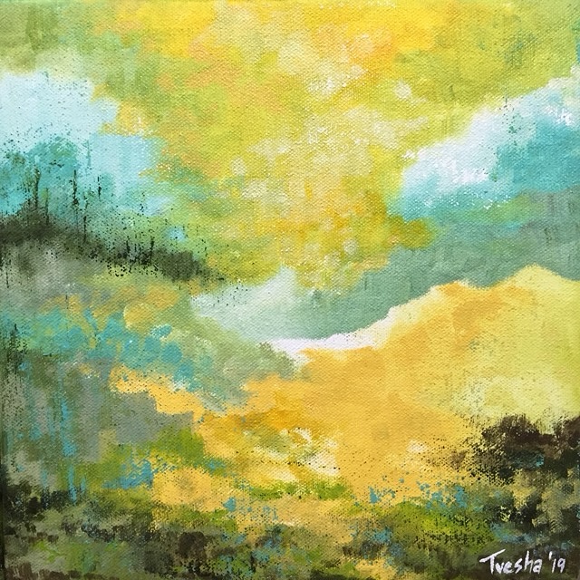 ‘Sunrise II’
Acrylic on canvas
10 x 10 inches
Created in 2019
#indianartist #abstractpainting #abstractlandscape #painterly #tveshasingh