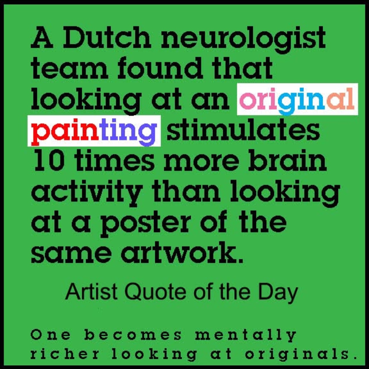 Yes it really is Magic!! Live with original art!!
#brainhealth #contemporarypaintings #livewithart #artismagic