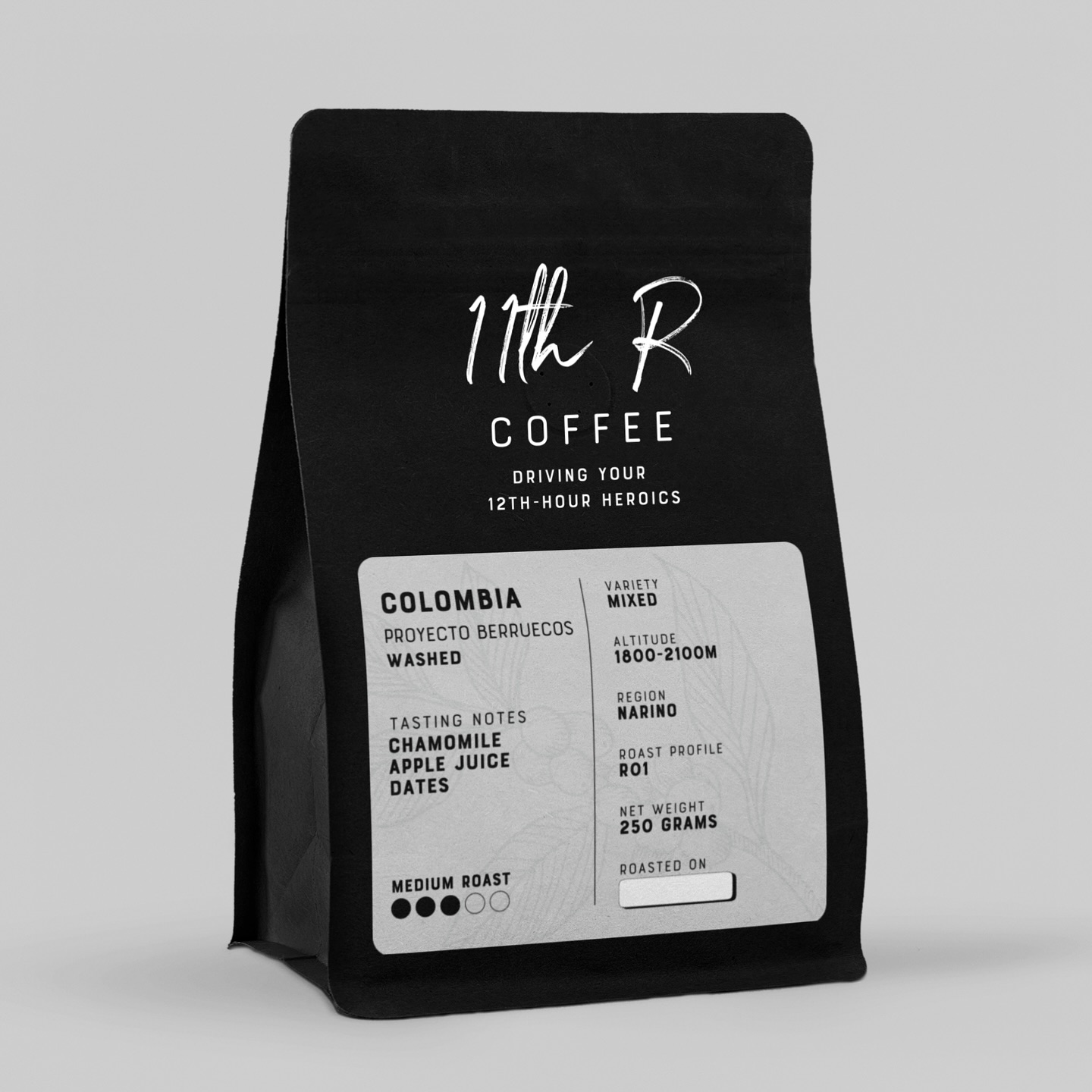 Colombia | Washed | Proyecto Berruecos – A Calm, Complex Cup 🌼🍏
From the highlands of Nariño comes this beautifully balanced medium roast, part of the Proyecto Berruecos initiative — where quality meets purpose.
With tasting notes of chamomile florals, apple juice brightness, and soft date sweetness, this washed lot is all about clarity, comfort, and clean expression.
🗻 Grown at 1,800–2,100 masl
🌿 Process: Washed | Roast: Medium
✨ Best Brew: Kalita Wave, French Press, or Batch Brew
🕒 Rest: 5–8 days post-roast for optimal flavor
Perfect for your slower mornings and thoughtful sips.
Brew easy. Sip deep. Stay grounded.
#ColombianCoffee #ProyectoBerruecos #SpecialtyCoffee #11thRCoffee #WashedProcess #MediumRoast #CalmInACup #CoffeeRitual #12thhourheroics
