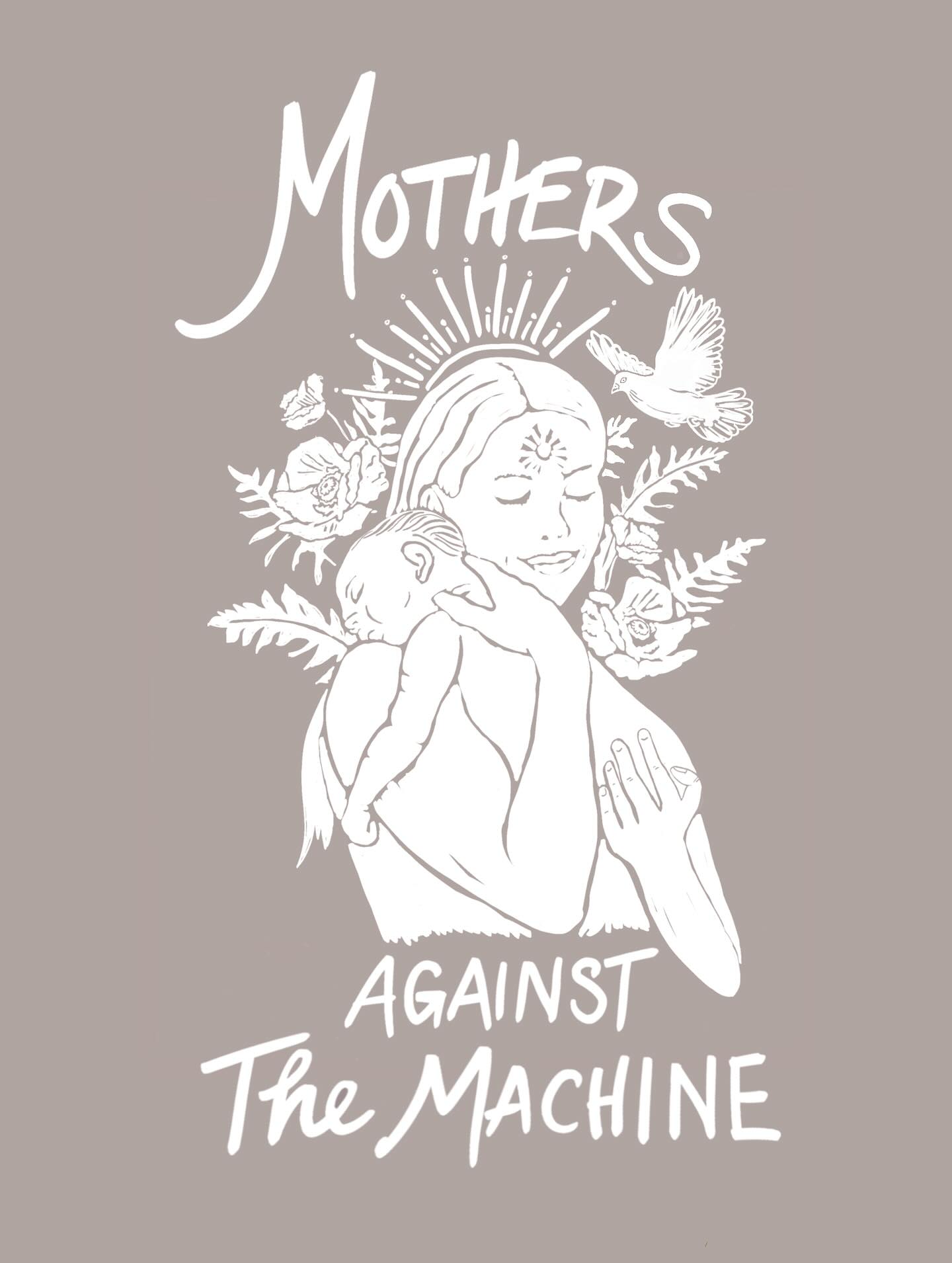 “Activism embodied, literally on your body”
I had the pleasure of working with @goodnightmoonchild to come up with the designs for her new Mothers Against the Machine merch line. Working with Britt, I’ve learned she holds a deep intuitive wisdom of motherhood, specifically on the lines of sleep, and just how disconnected we have become from our intuition over time. Personally, I learned that trying things the ‘modern’ way of sleeping left me exhausted, frustrated and disconnected. However, there is a quiet movement of mothers reclaiming their wisdom that I see happening now.
There was so much intention behind these illustrations, and the powerful words by Britt speak volumes.
Do you resonate?
You can get your t-shirt or hoodie straight from her website at goodnightmoonchild.com.