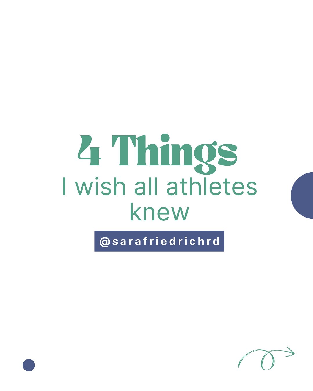 Things I wish all athletes knew:
➡️ Your carbohydrate needs are likely higher than you think.
➡️ Fatigue, injury, and poor recovery can be signs of underfueling.
➡️ Being lighter doesn’t mean being faster.
➡️ Losing your period isn’t normal.
✍🏼 Any that you would add?
#sportdietitian #fuelbetter #sportsnutrition #fuelyourbody #foodisfuel