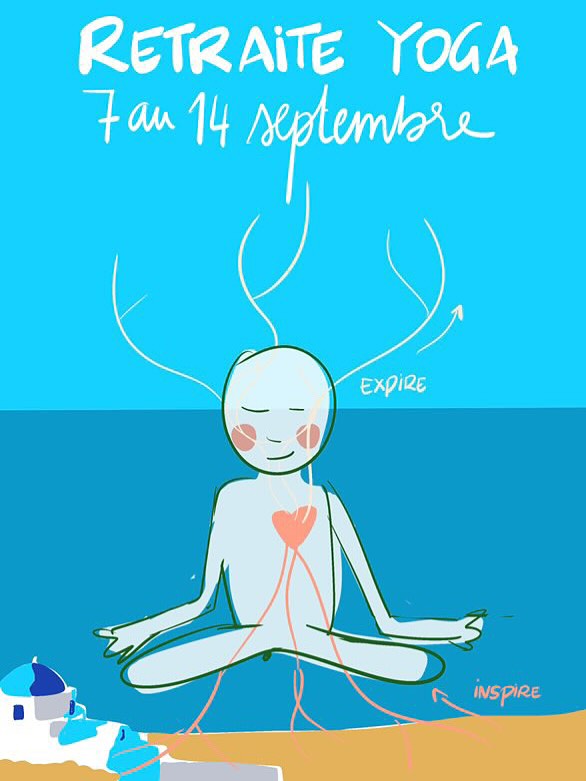 Merci à @cre1visuel pour ta créativité lots de notre pause méditation à @silversquare.eu ! Un avant-goût de notre superbe Retraite Yoga ce septembre sur l’île de Serifos avec @verohanoteauyoga 🧘🏻♀️#retraiteyogagrèce #yogabruxelles #meditation #asthangayoga #hathayoga #meditation #septembertravel #cyclades