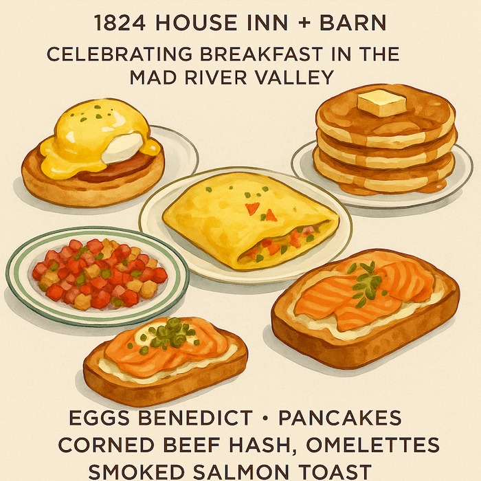 Benedicts in the Barn | 1824 House Inn + Barn
🍳 Join us for a delicious breakfast in our barn this Sunday.
Menu highlights: Eggs Benedict, corned beef hash, pancakes, smoked salmon toast, and meats from 5th Quarter Butcher.
📅 We are also celebrating Benedicts in the Barn the following dates:
July 27 • August 24 • September 28 • October 26
📍1824 House Inn + Barn — Waitsfield, VT
➡️ Learn more or reserve at link in bio