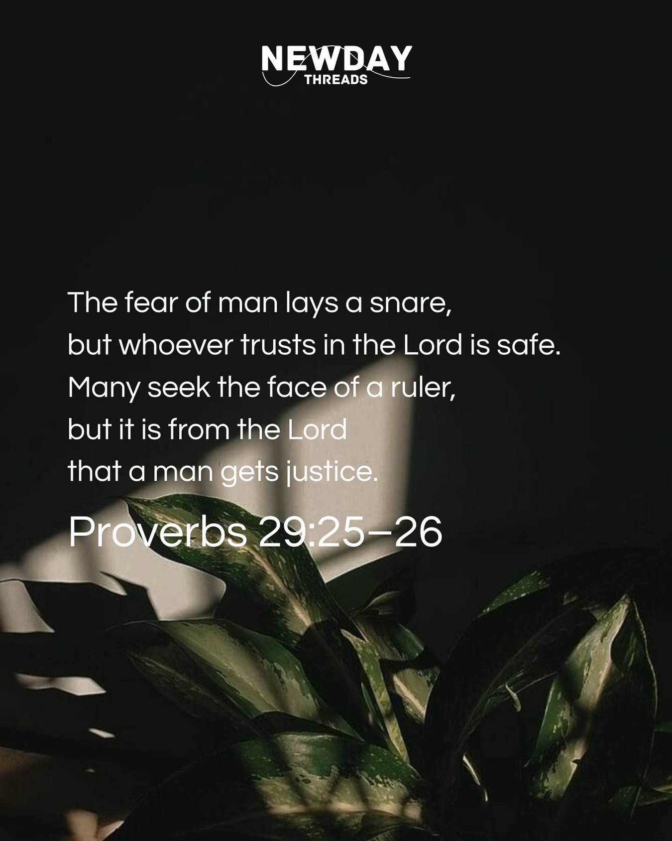 Proverbs 29:25-26
Don’t chase approval or fear rejection, real security and justice come from God alone. Trust Him, not the crowd.