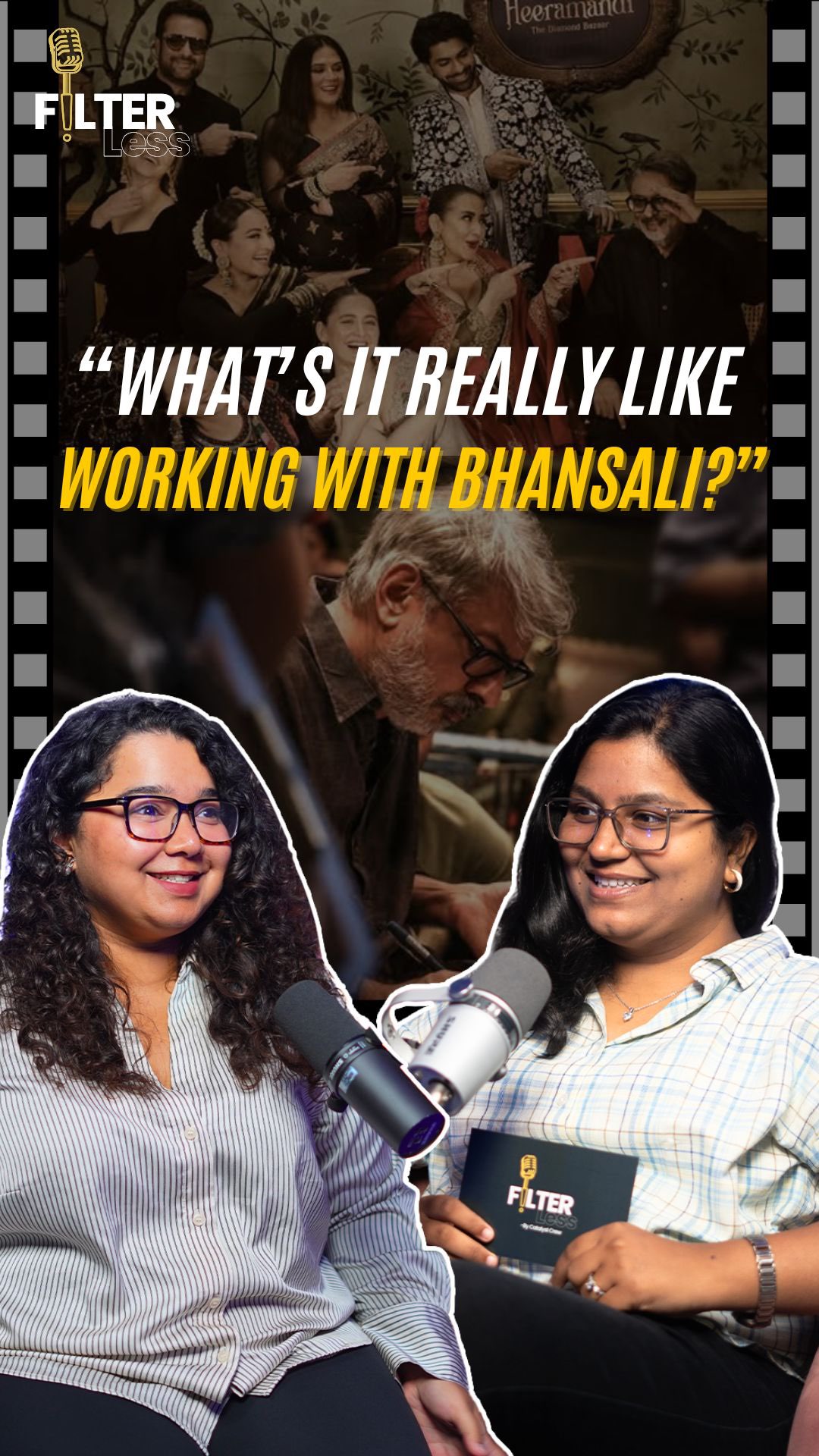 🎬 “What’s it REALLY like working with Bhansali?”
We asked the question you’ve all been curious about — and Vama Gor, former Assistant Director at Bhansali Productions, didn’t hold back.
From the creative madness to the behind-the-scenes brilliance, this episode of The Filterless Talk takes you straight into the world of Heeramandi and beyond.
🎙️ Candid. Raw. Unfiltered. Just how we like it.
Episode out now — check it out !
#TheFilterlessTalk #BhansaliProductions #Heeramandi #BehindTheScenes #PodcastIndia #FilmIndustryExposed #RiyaShah #VamaGor #BollywoodUnfiltered #FilterlessConversations