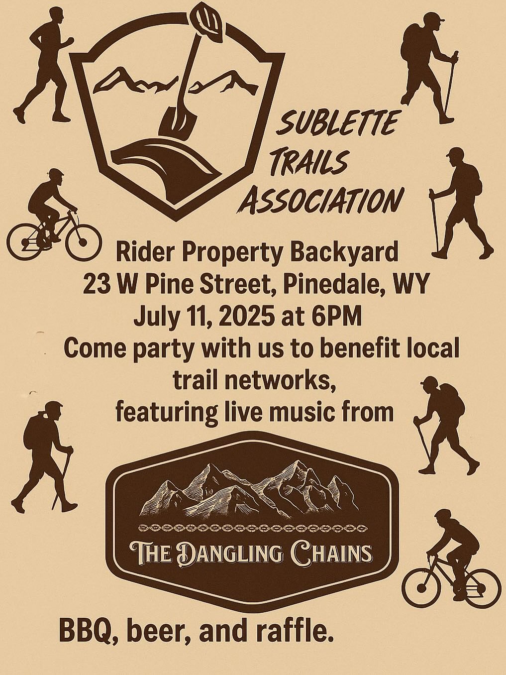 Looking forward to the Green River Rendezvous this year! The band will be channeling John Perry Barlow vibes, with the STA, on the old Rock Rabbit stage Friday night. Then Saturday there will be Dancing in the Streets. We hope to see you all there.