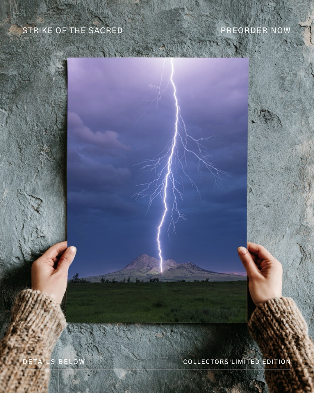 ⚡️LIMITED EDITION RELEASE — I call it “Strike of the Sacred” Now Available✨
Captured just east of Bear Butte as a wall cloud moved in with a lightning strike that lit up the sky.
A limited time preorder perk window — free shipping on all sizes through Friday at midnight.
Choose between:
• Metal Wall Art — bold, modern, durable and ready to hang.
• Classic Prints — archival, elegant, and frame-ready.
Float-framed canvas editions are temporarily on hold while I source a new frame supplier that meets the standards I demand for my collectors. I’ll announce that relaunch soon — but if this piece speaks to you, now is the time to secure it.
⚠️ Preorders ship end of June. Free shipping special ends Friday night at midnight.
Throw a “⚡️” in the comments below and I’ll DM you a link!
#strikeofthesacred #limitededitionprint #bearbutte #lightningstorm #luxurywallart #fineartphotography #naturephotography