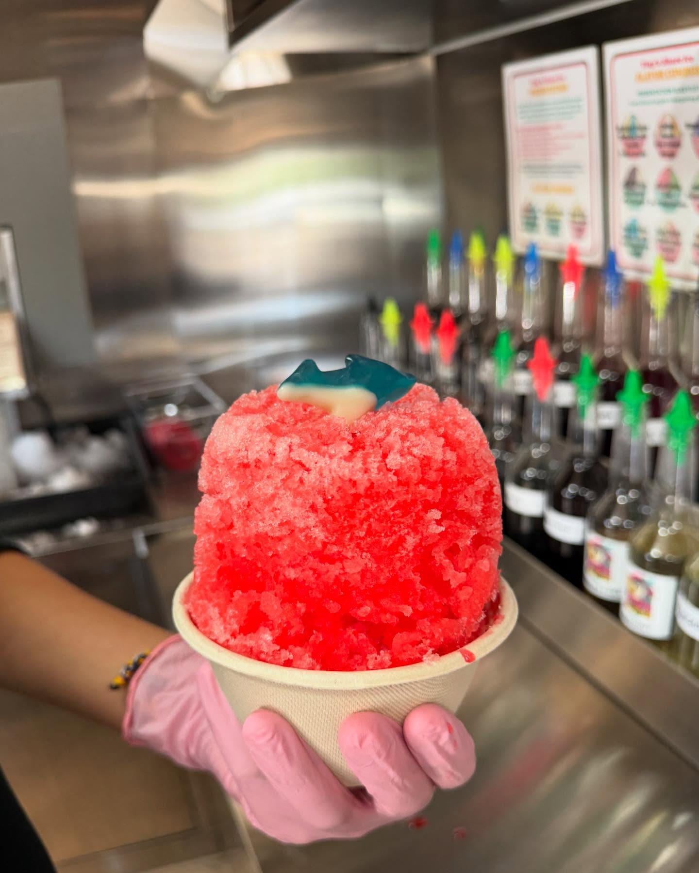 🦈🍧 SHARK SIGHTING!
Every Tiny’s Shave Ice comes with a sweet surprise—a fun little gummy shark swimming right on top! 🐬💙
It’s the cherry on top… but make it chewy, cute, and totally fin-tastic.
One bite and you’ll be hooked 😋
Tag us in your tiny shave ice pics!
#GummySharkClub #TinysShaveIce #SweetWithABite #SharkTopped #ShaveIceSurprise #BrainFreezeAndBuddies #TinyTreatsBigSmiles