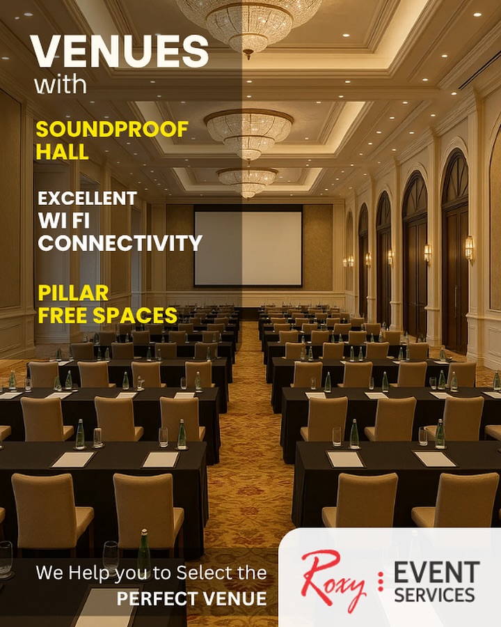 Roxy Event Services is now unlocking a whole new chapter—Venue Sourcing! ✨ Whether you're looking for a soundproof hall, seamless Wi-Fi connectivity, or elegant pillar-free spaces, we’re here to help you discover venues that truly elevate your experience. From corporate setups to social gatherings, the perfect space is now just a call away.
Dm us for more information 📲
Or check out the link below for further inquiries
https://www.roxyevents.com/venue
#RoxyEventServices #VenueSourcing #FindYourPerfectVenue