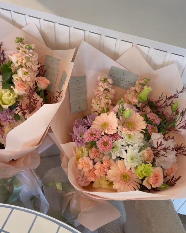 A special take on our Pretty in Pink bouquet for speaker gifts
Content by @snacksocialmedia