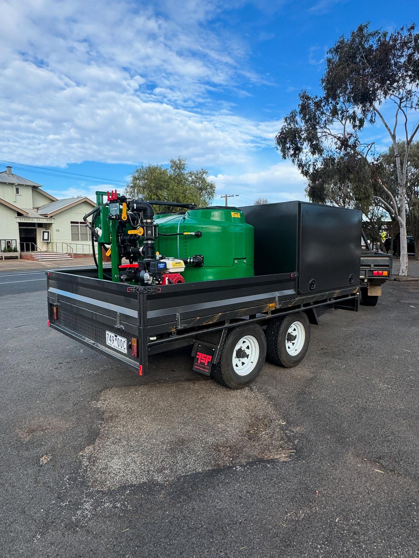 Latest addition to the arsenal is our @goldacres Batchmate, giving us efficient and consistent mixing of chemical and an easy method to fill our drones. #djiagras