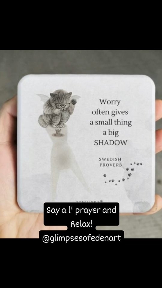 Say a little prayer for others and relax! A good Bedtime exercise.
Diatomide water-absorbing coasters with scuff.
#glimpsesofedenart
#jtmuses
#artwithpurpose
#sglocal
#kucintacat
#prayerworks
#powerofprayer🙏
#coasterart