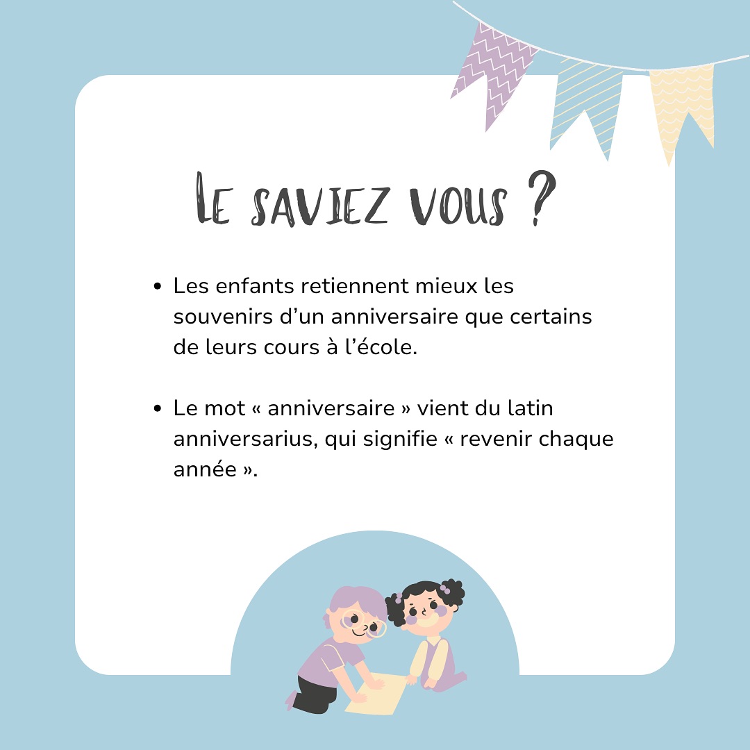 🎉 Le saviez-vous ?
Le mot anniversaire vient du latin anniversarius, qui signifie « ce qui revient chaque année »… Et devinez quoi ? Les souvenirs d’un anniversaire restent pour la vie ! 🕯️✨
Avec ÇaOse, on crée des moments magiques qui marquent les enfants bien plus qu’on ne l’imagine. 💫
Fous rires, jeux, surprises… et surtout des souvenirs gravés dans le cœur 💓
#caose #anniversaires #anecdotes #geneve #enfant #fetepourenfant #events #organisationevenement