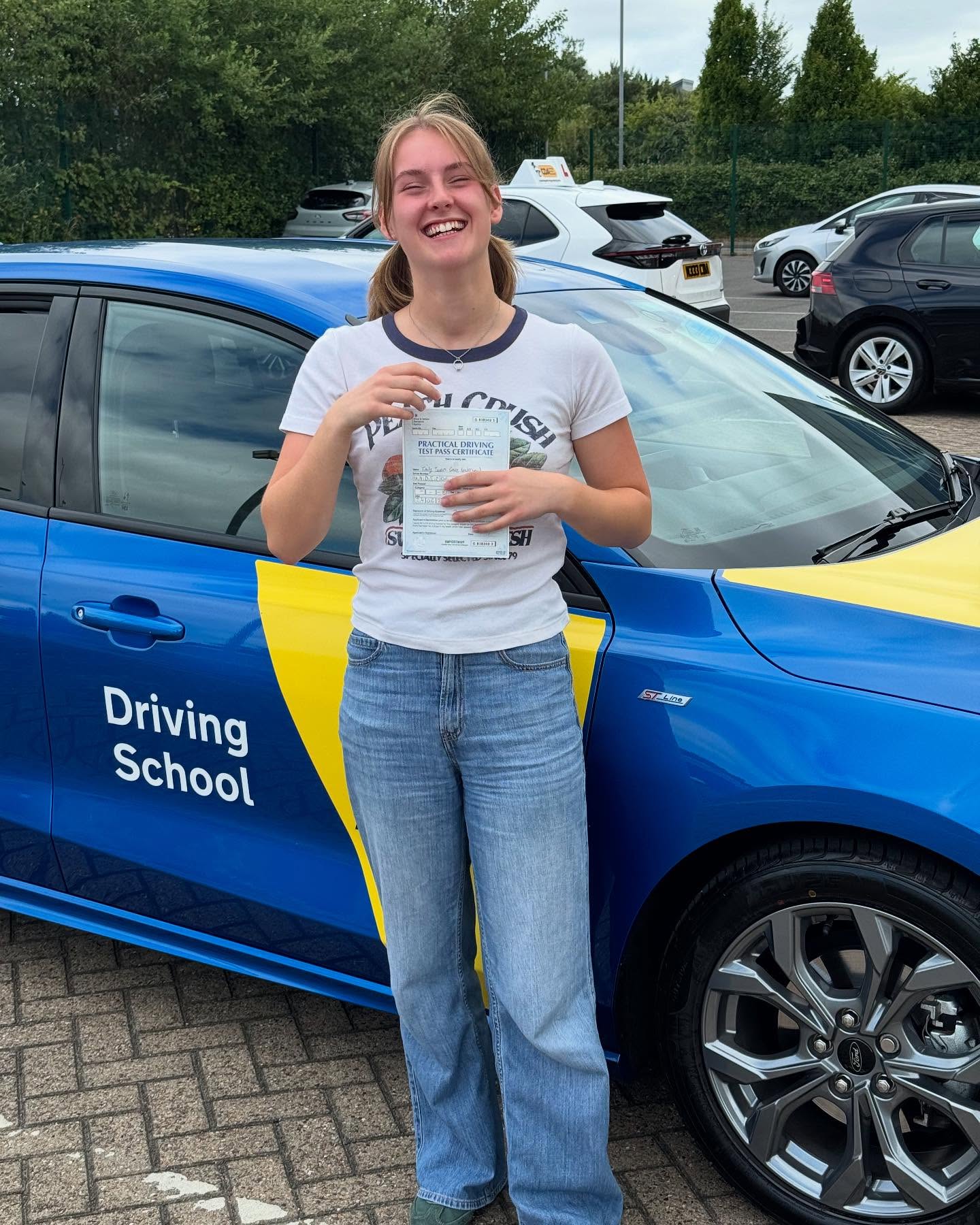 Congratulations Emily on your fantastic first time pass at Cambridge DTC today 24/6/25. It was a pleasure to watch from the back of the car. Just 3 driving faults too. All the very best for your bright future and stay safe on those roads 👍
