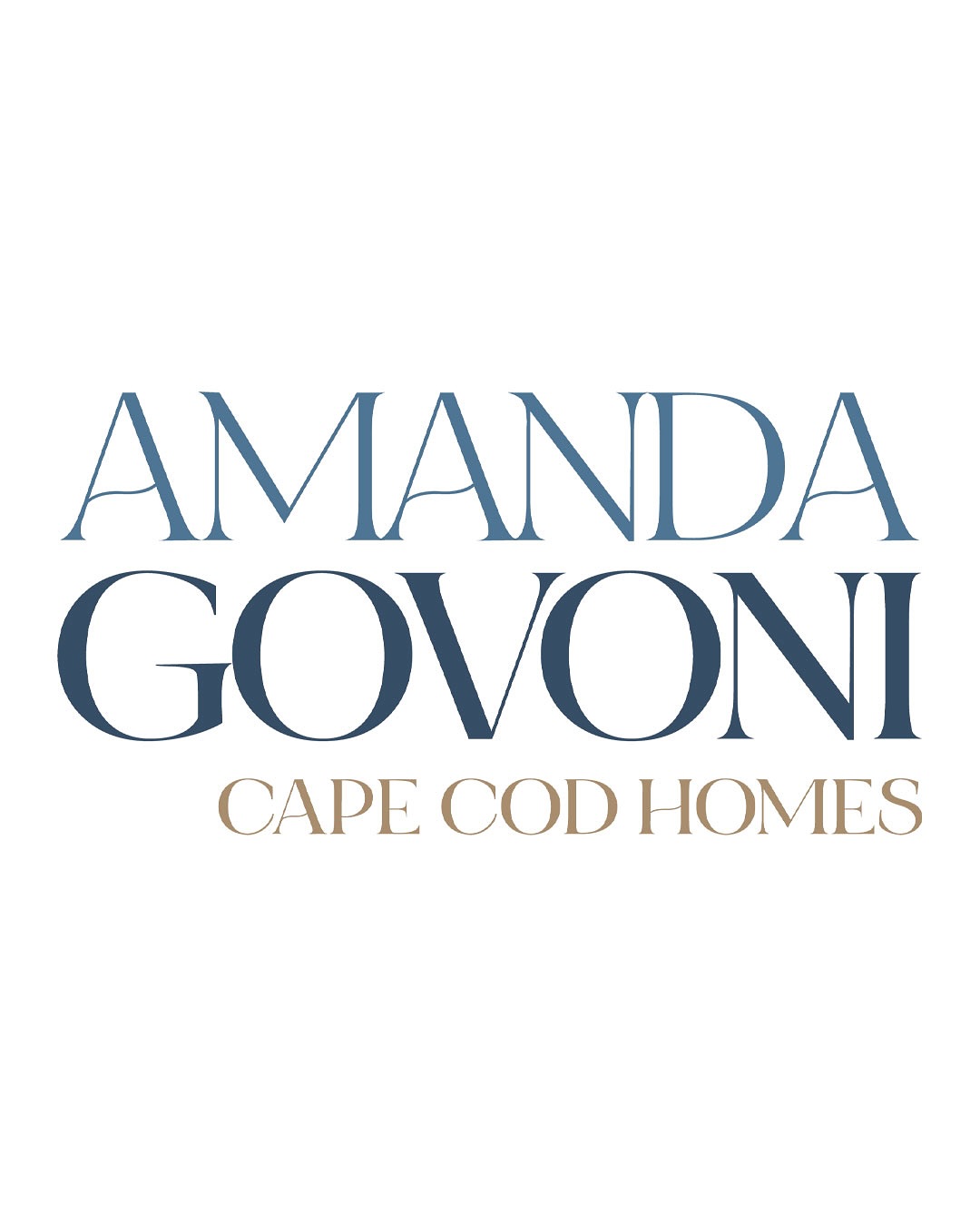 Amanda Govoni – Cape Cod Homes of William Raveis.
🐚🌊🥂🫐🕯️🦪🏠
A logo identity that captures the refined coastal charm of Cape Cod real estate while keeping things clean, modern, and professional — just like Amanda’s approach.
The goal was to help Amanda stand out in a competitive luxury market while still feeling approachable and authentic. She wanted a clean, modern look that worked in multiple applications.
Whether you’re building your brand from scratch or refreshing your current look, the right visual identity can make all the difference — especially in real estate.
If you’re a Cape Cod real estate agent (or anywhere in New England!) looking to elevate your branding, let’s connect 🤝 JordanASalisb@gmail.com