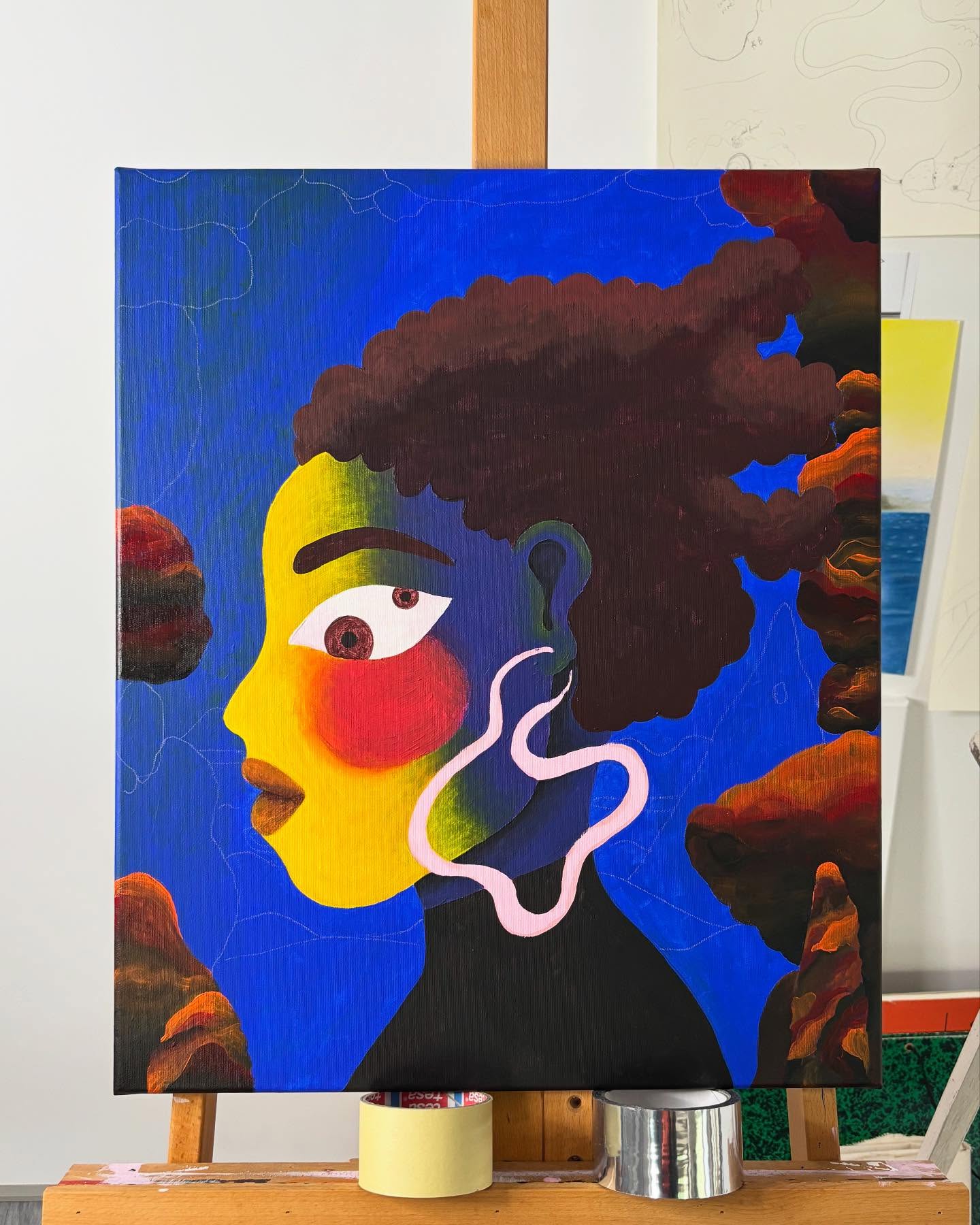 Wandering on the other side #wip
.
.
.
#acrylic #paint #art #color #journey