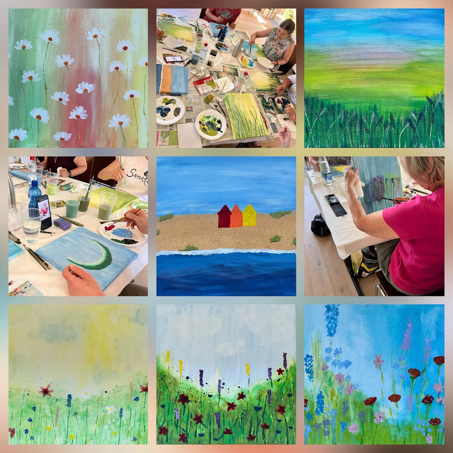 Kreativ am Sonntag
Passend zur Jahreszeit standen heute Sommerblumen auf dem Tagesplan 🌻 Trotz des tollen Wetters war der Kurs super besucht und die Teilnehmer hatten großen Spaß! Am Ende konnten wir wieder auf ganz tolle und kreative Kunstwerke blicken. Vielen Dank an alle Teilnehmer und natürlich an unserer Dozentin Maggie 🥰 bis zum nächsten Mal!
Die nächsten Kurse mit Maggie gibt es wieder ab Herbst
12. Oktober - Herbstmotive
02. November - Struktur & Abstarkt
23. November - Weihnachtskarten
#kunstschalterschemmerberg #kunstschalterschemmerhofen #schemmerhofen #kreativoaseandelfingen