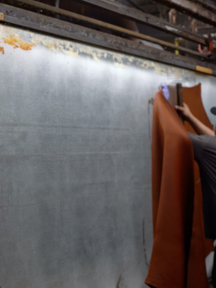 Wednesdays in the tannery mean we’re deep in the process — drums spinning, colors locking in, and every side taking shape. #leather #madeinamerica