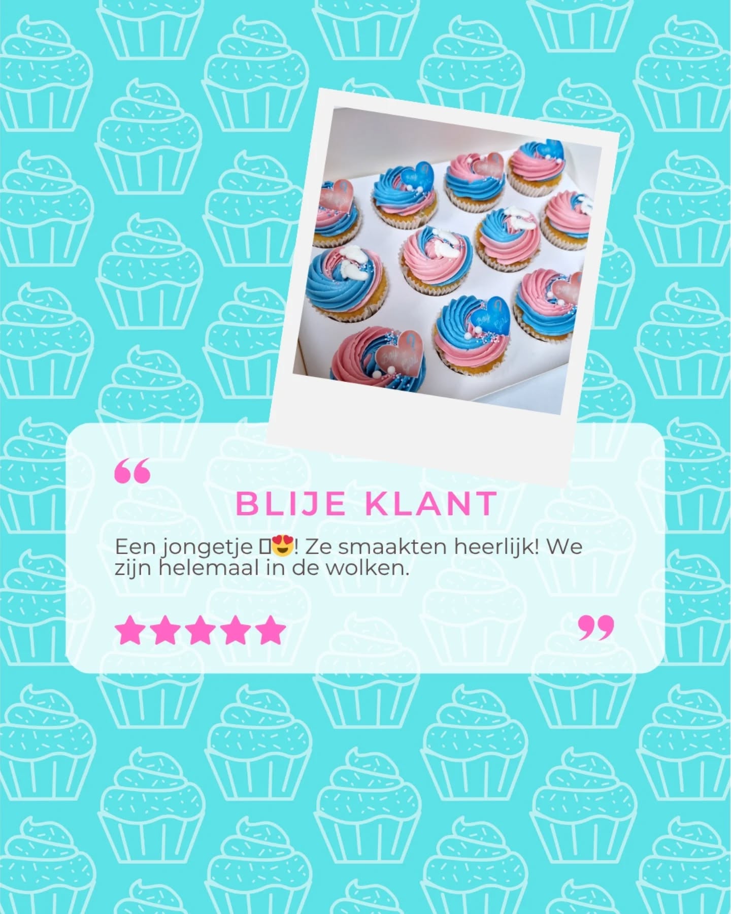 Blij met een klant als jij!!
Een mooie review, een lief bericht of een foto van een stralende jarige. Het klinkt misschien niet als bijzonder, maar het is voor mij de spreekwoordelijke kers op de taart.
Ik word echt iedere keer weer blij van de lieve woordjes die ik ontvang. En nee, dat gaat echt nooit vervelen🥰🥰.
#suikertijd #waardering #taart #cupcakes #feestvieren #lekkereten #reviewoldenzaal #Oldenzaal #Losser #Enschede
