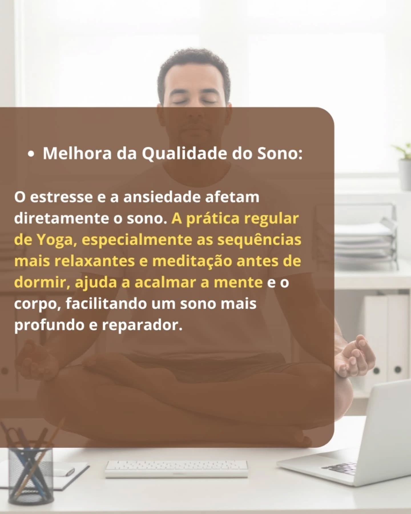 Simplesmente porque viver bem consigo mesmo não deveria ser um luxo!
Yoga é para todos. É para você!
Informações: 12 99750 4834
Instituto Sada Shiva - 21 anos ensinando um yoga que faz a gente mais feliz!!