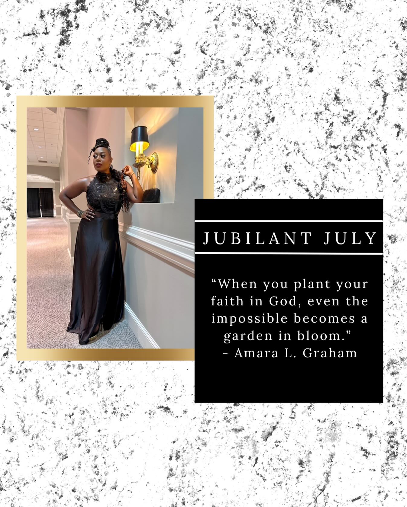 Welcome to Triumphant Tuesday and the first breath of Jubilant July. 🌻
We’ve officially stepped into the second half of 2025, and whether the year has brought progress or pain, here’s the truth: God is not finished.
Luke 1:37 reminds us, “Nothing will be impossible with God.” That’s not just a nice verse, it’s a promise. A declaration. A lifeline for every moment when the wait feels too long, or the vision feels too far.
If you’ve been questioning, doubting, or simply trying to hold on, please hear this:
You are not behind. You are not forgotten. You are right on time for what God is preparing.
This month, choose to:
☀️ Pause with intention, quiet the noise so you can hear His direction.
💦 Speak life over your dreams, even the ones that feel dormant.
🌻 Surround yourself with voices that remind you who you are and whose you are.
July is still overflowing with promise. The same God who brought you this far is the One who can flip the script in an instant. Miracles still happen. Healing still happens. Breakthrough is still possible.
Don’t just survive this month, step into it with faith, fire, and full expectation.
You are chosen. You are powerful. You are rising.
With love and belief in what’s ahead,
—Amara (Grace) 🌿✨
#JubilantJuly #FaithOverFear #GodDidIt #StillBecoming #NothingIsImpossible #TriumphantTuesday #PurposeInEveryStep #SpeakLife
#WalkInPromise