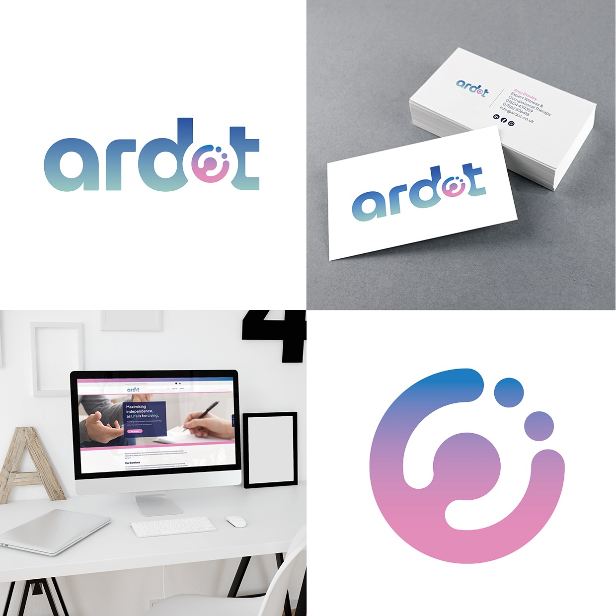 ✨ New brand & website live for Ardot! ✨
I’ve really enjoyed working with Ardot on their new branding and website. They’re an independent occupational therapy and expert witness service doing brilliant work with adults who have complex needs.
We kept the design clean, calm and no-fuss to reflect the clear, professional support they offer. A lovely project to be part of.
Take a look if you fancy a nosey 👉 www.ardot.co.uk
(And if you ever need a top-notch OT, these are your people.)