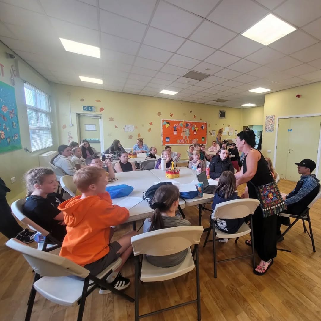 Fantastic knife crime workshop tonight at Woodlands Community centre