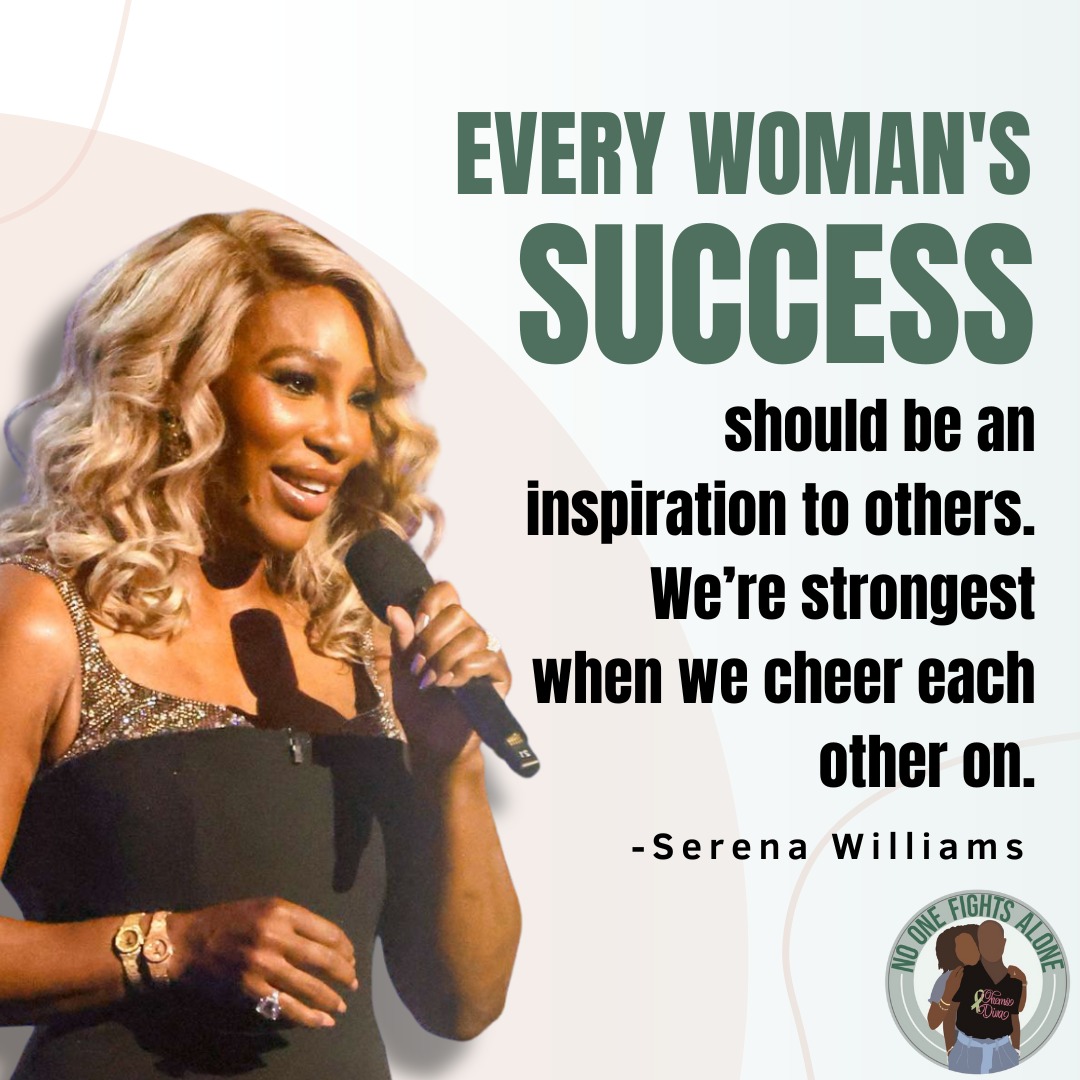 💬 “Every woman’s success should be an inspiration to others. We’re strongest when we cheer each other on.” — Serena Williams
We rise higher when we rise together. 💚
In a world that often pits us against each other, we’re choosing community over comparison and celebration over competition.
✨ Here’s to every woman chasing healing, wholeness, purpose, and power.
We see you. We’re rooting for you. We’re cheering loudly.
Tag a woman whose success inspires you. 💐👇🏾
#ChemoDivas #WomenEmpoweringWomen #SerenaWilliamsQuote #SupportAndSurvive #SisterhoodStrong #CelebrateEachOther #WomenWithCancer #HealingInCommunity #FaithOverFear #WeRiseTogether