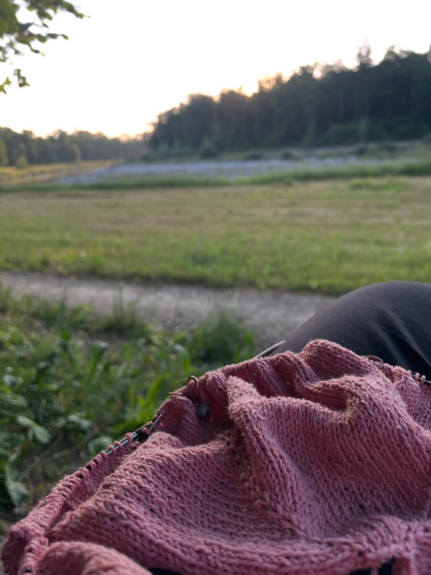 Lass den Abend heute doch mal mit Picknick und Strick am Wasser ausklingen.
So schön, so entschleunigend!
Übrigens: Die Farbe in der Pure Silk von @knittingforolive heisst Rhabarbersaft – könnte nicht passender sein. 🌸
Wo strickt ihr am liebsten? Lasst es mich in den Kommentaren wissen.
HAPPY SUMMER ☀️
#fibreatelier
#summerknitting
#kumulustee
#puresilkknittingforolive