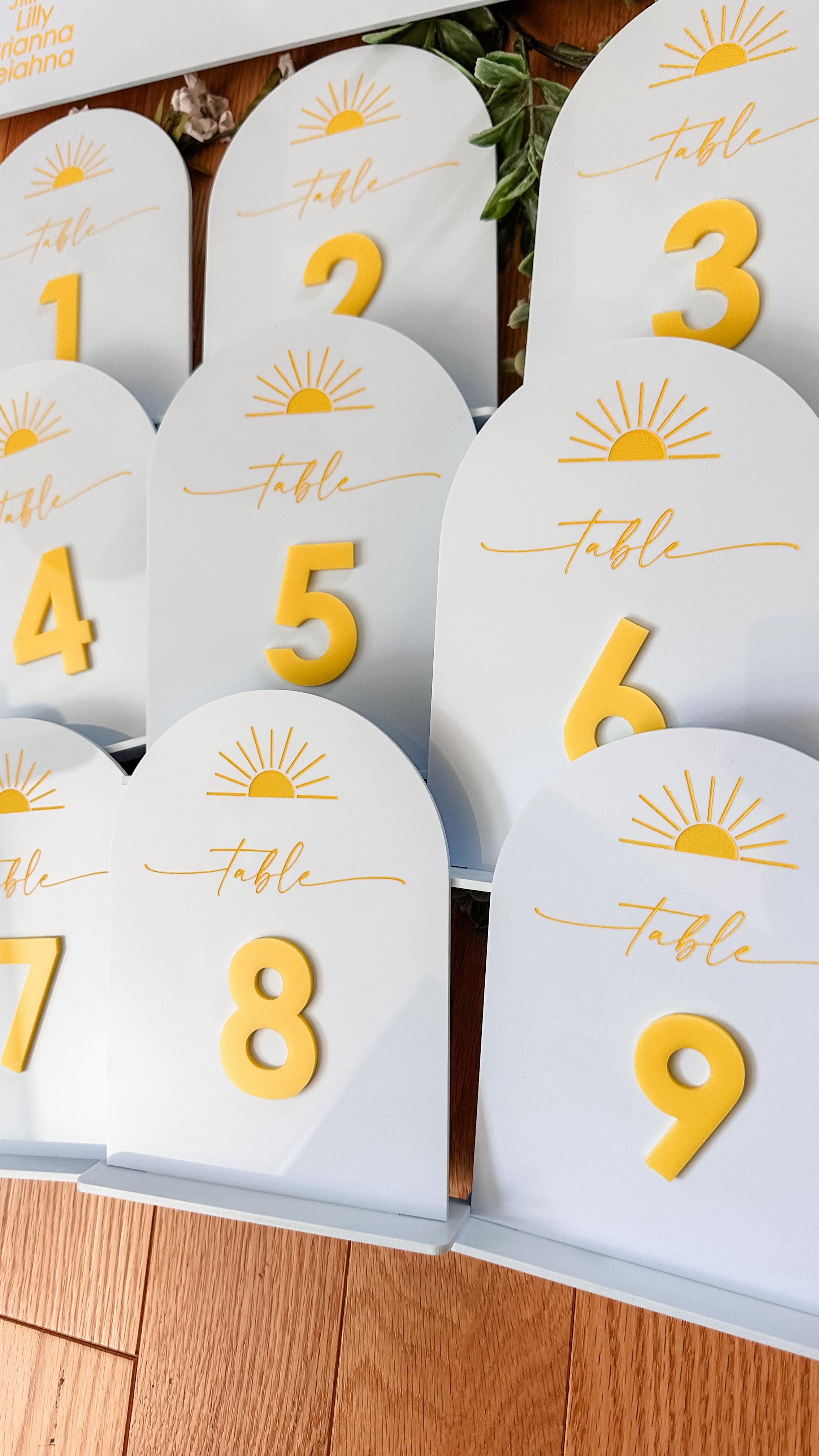 The sunniest signage for an upcoming baby shower!☀️
#acrylic #laserengraving #lasercutting #thundernova #thundernova51 #babyshower #signage #eventdecor #welcomesign #seatingchart #herecomestheson #babyshowerideas #babyshowerdecor #designhousebybrittany