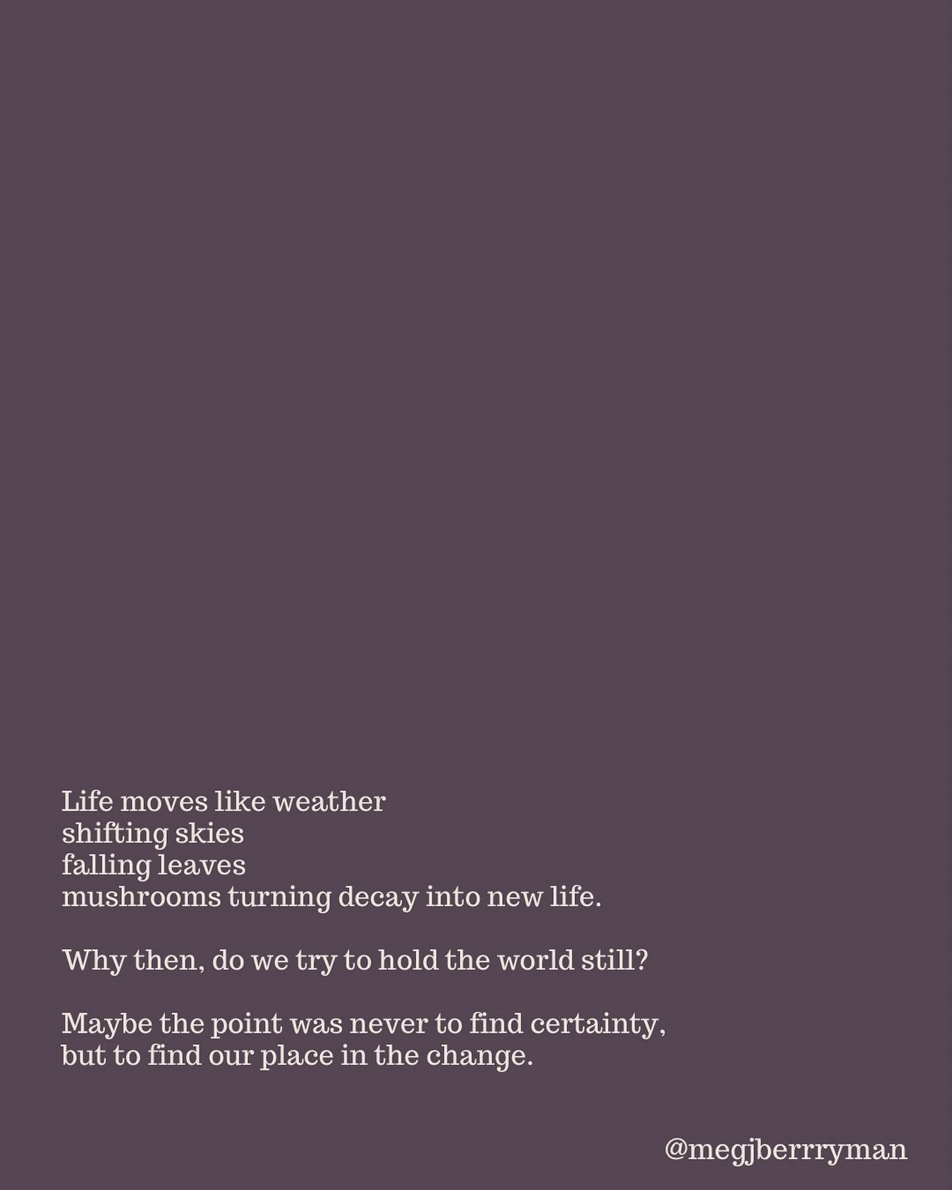 If you’re craving a space to remember the wisdom of change — and to root into something deeper than certainty — Kinship Spaces might be calling.
Tend and Unbound start really soon. All the details @megjberryman