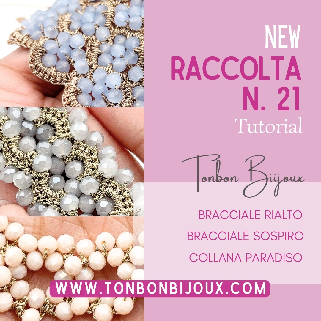 😍Siamo entusiasti di annunciare la pubblicazione sullo shop della Raccolta n. 21, tre nuovi tutorial esclusivi dedicati a chi ama i gioielli tessili realizzati all'uncinetto.
🔥Questi tutorial vi guideranno passo dopo passo nella creazione di splendidi bijoux, perfetti per ogni occasione, utilizzando i pregiati filati made in Italy di @filieforme
Visitate il nostro SHOP www.tonbonbijoux.com
Scoprite come creare il Bracciale Rialto, il Bracciale Sospiro e la Collana Paradiso!❤️
https://www.tonbonbijoux.com/shop