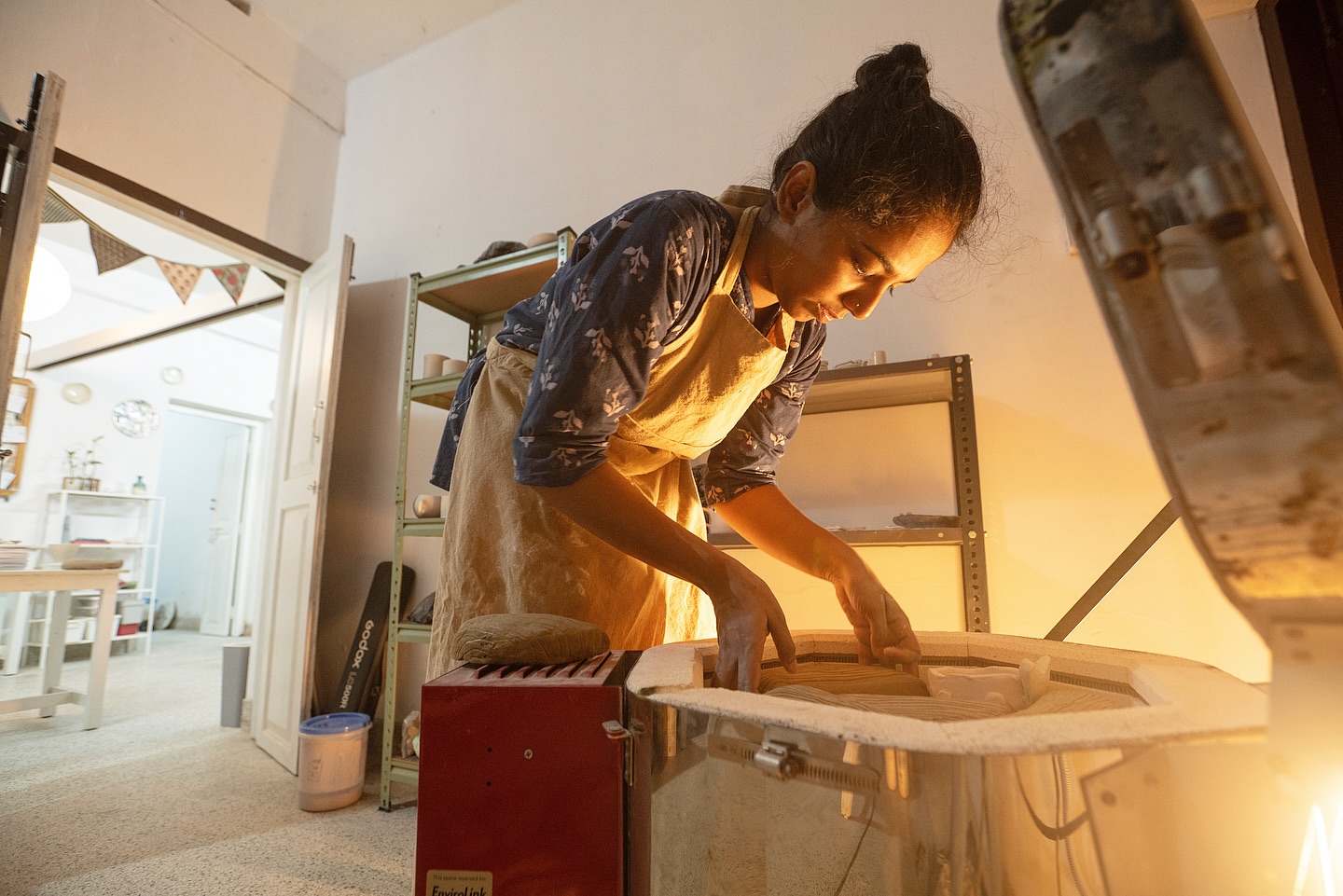 We once again joined hands with Keli, the terracotta and stoneware studio led by Lakshmi, to create an installation that reflects on two poignant moments in Kerala’s recent past times that quietly tested the spirit of its people and illuminated the strength found in collective compassion.
This work traces how, in the face of immense hardship, communities instinctively come together. Rooted in the memory of two distinct yet deeply connected events, the installation invites reflection and conversation on the resilience that rises from shared struggle, and the enduring unity that holds us through it.
#terracotta #artinstalation #workspace