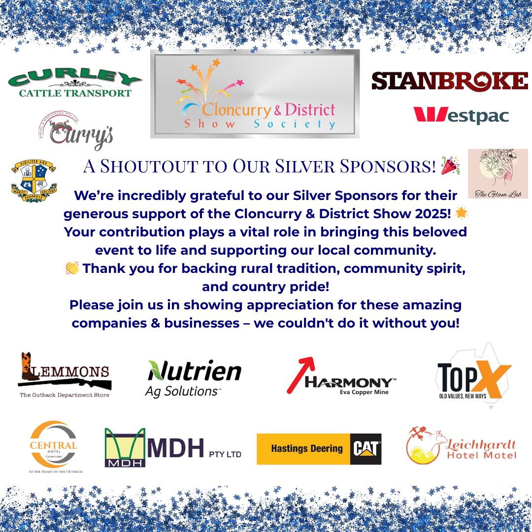 ๐ฃ Thankyou to our Silver Sponsors!