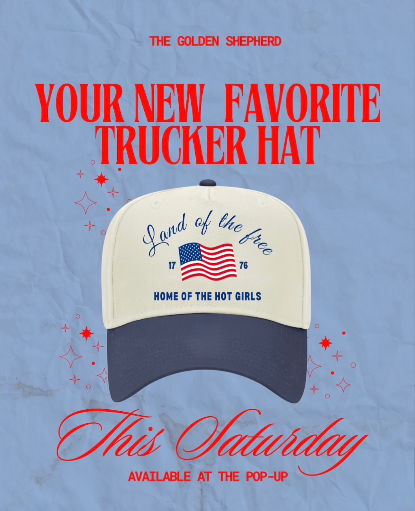 Mini 4th of July drop?!? Come this Saturday to find out ❤️✨🇺🇸