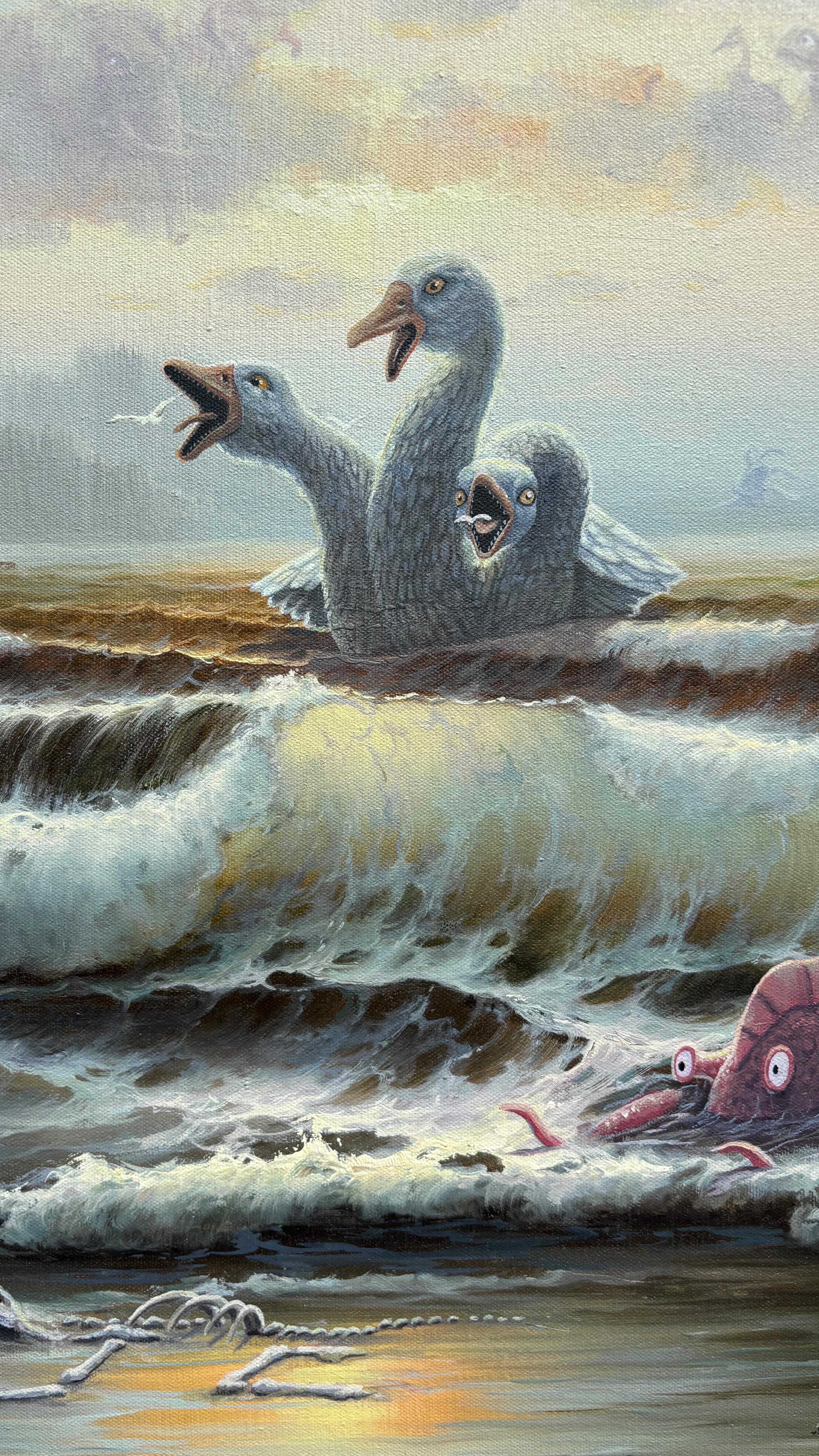 Shores of Limbo #16 - part of the July 11 Art Drop. The original, limited edition prints and digital copies will be available for sale on my store. Sign up for the email list on my website for updates and details! And let me know what you think! :)
#upcycle #upcycledart #thriftstoreart #thrifted #thriftstoreart #unofficialcollaborations #surrealism #surreal #yegart #edmontonart #edmontonartist